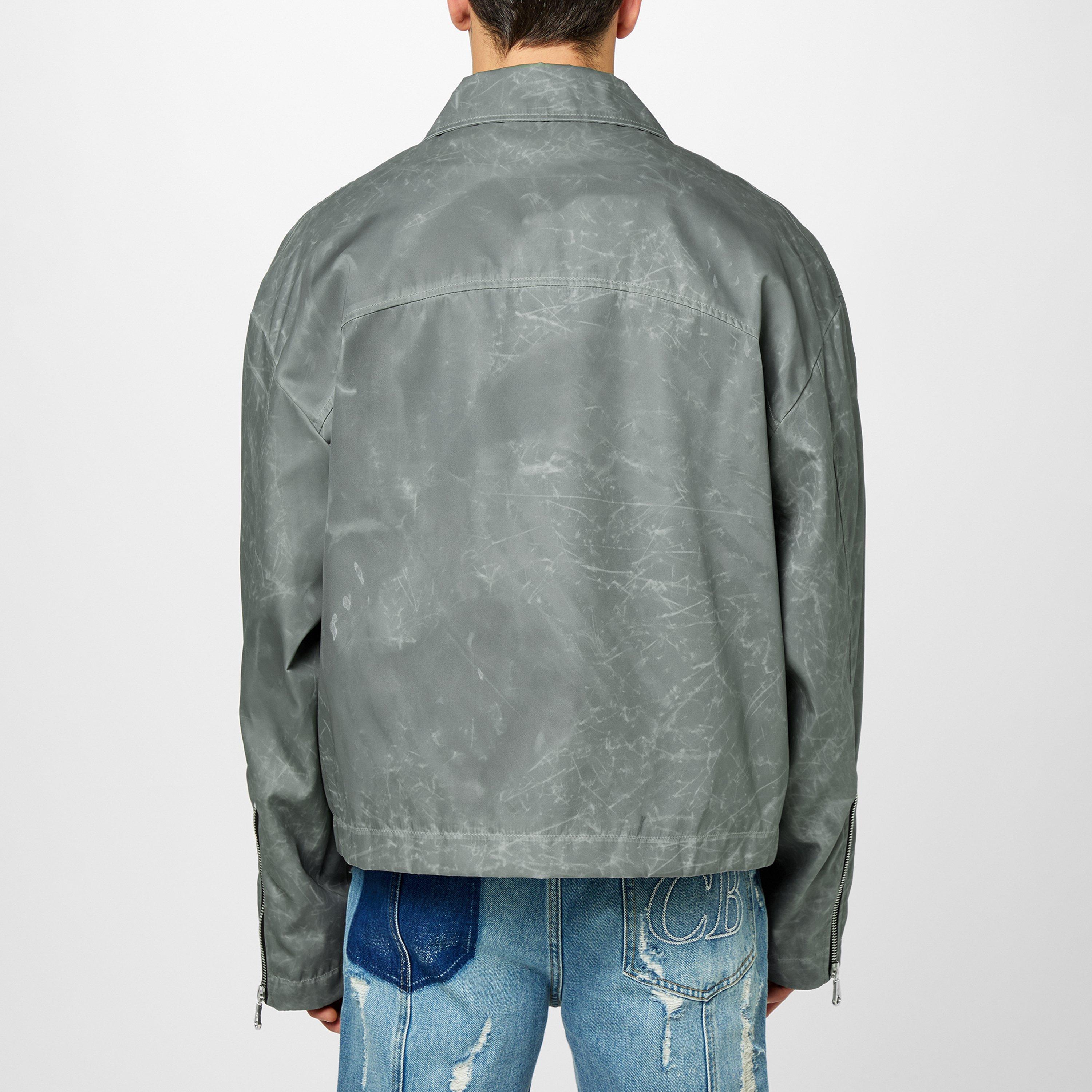 Charcoal - Cole Buxton - Men's Combat Coach Long Sleeve Overshirt - 3