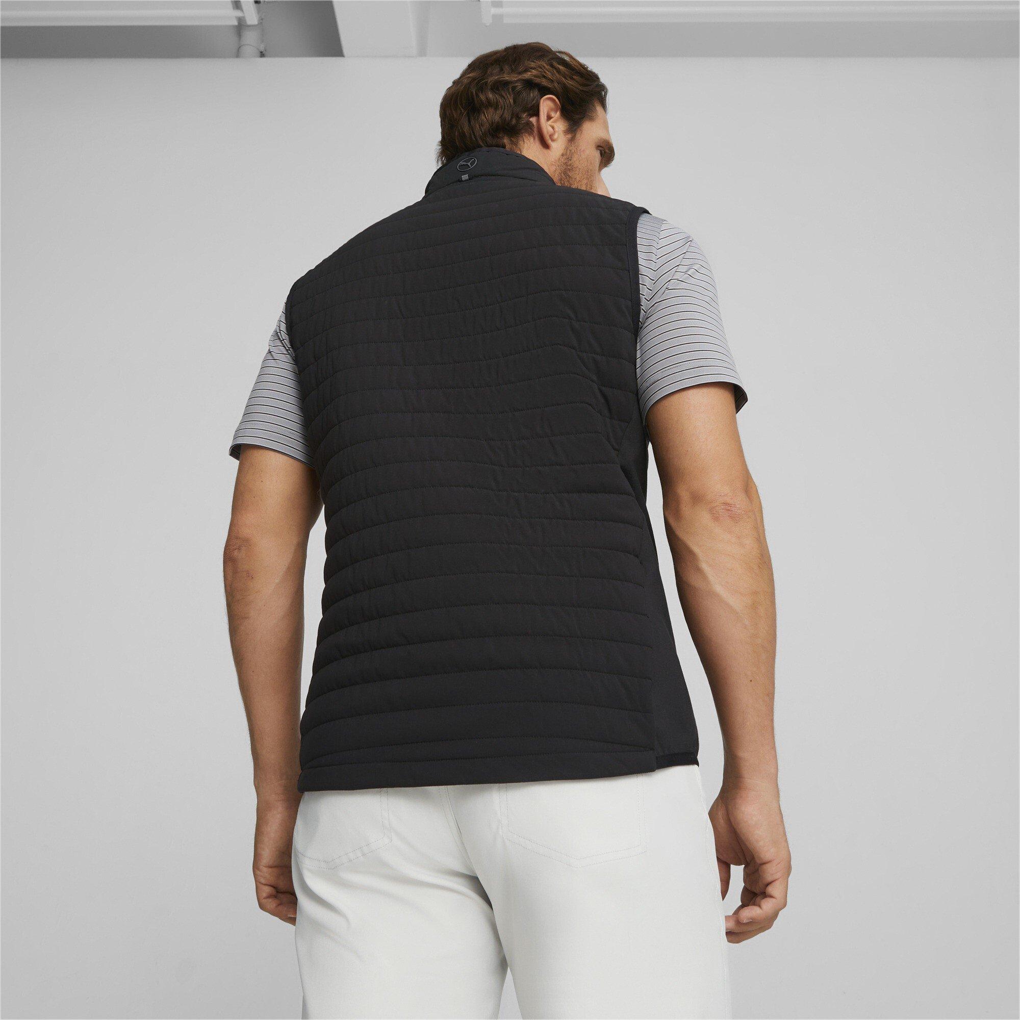 P.Black/Nrgy - Puma - Scotia Quilted Performance Golf Vest - 4