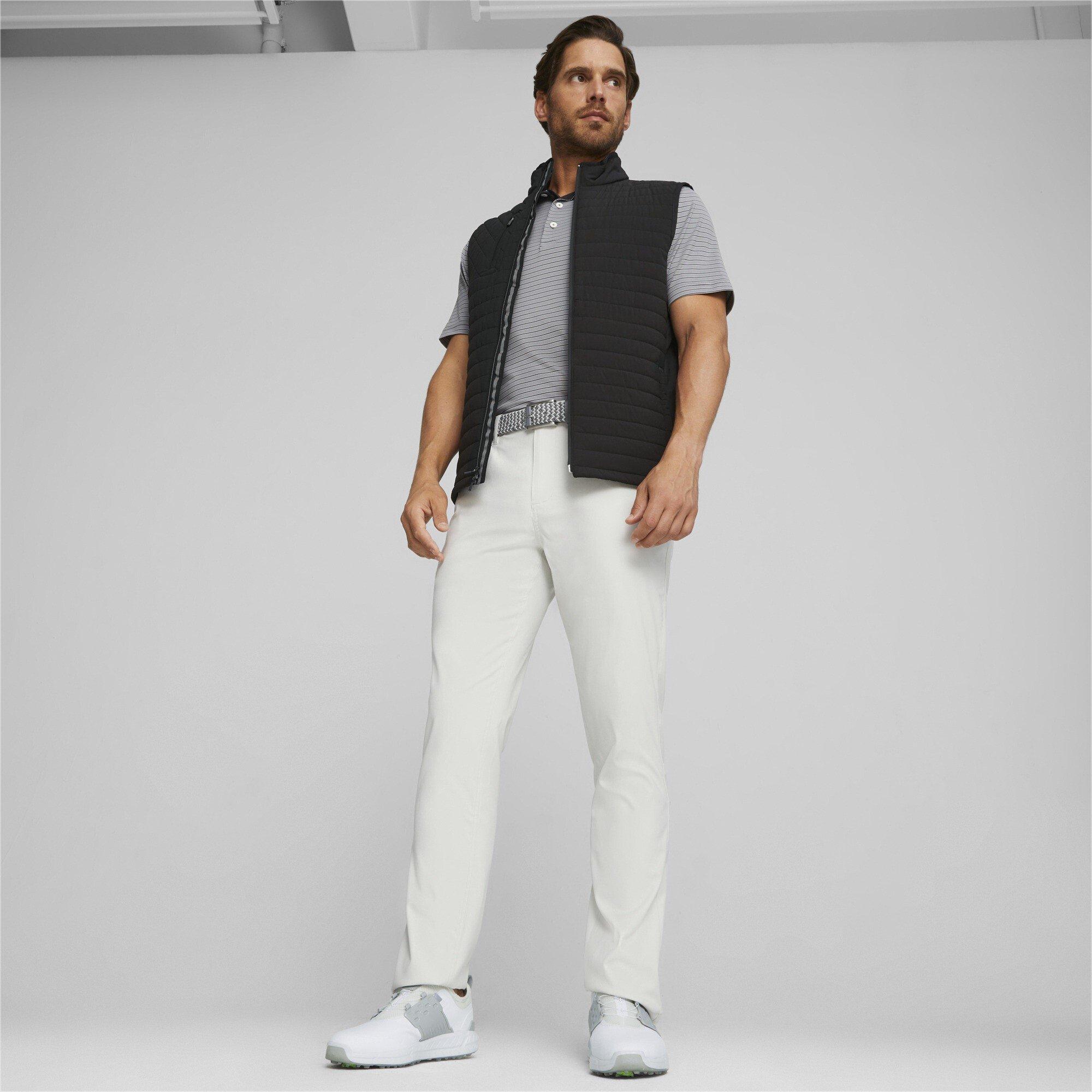 P.Black/Nrgy - Puma - Scotia Quilted Performance Golf Vest - 5