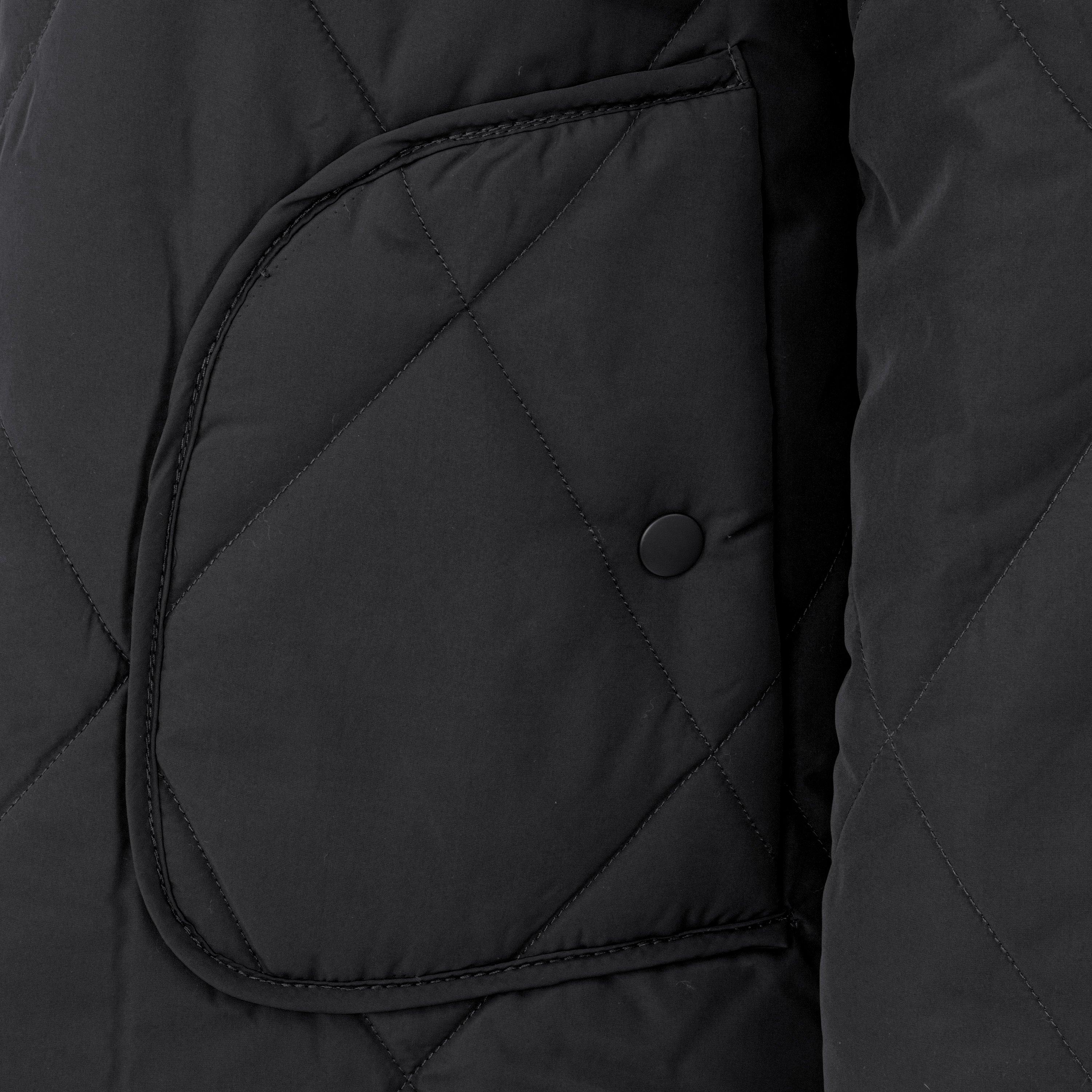 Zwart - Firetrap - Long Sleeve Hip Length Quilted Jacket - 6