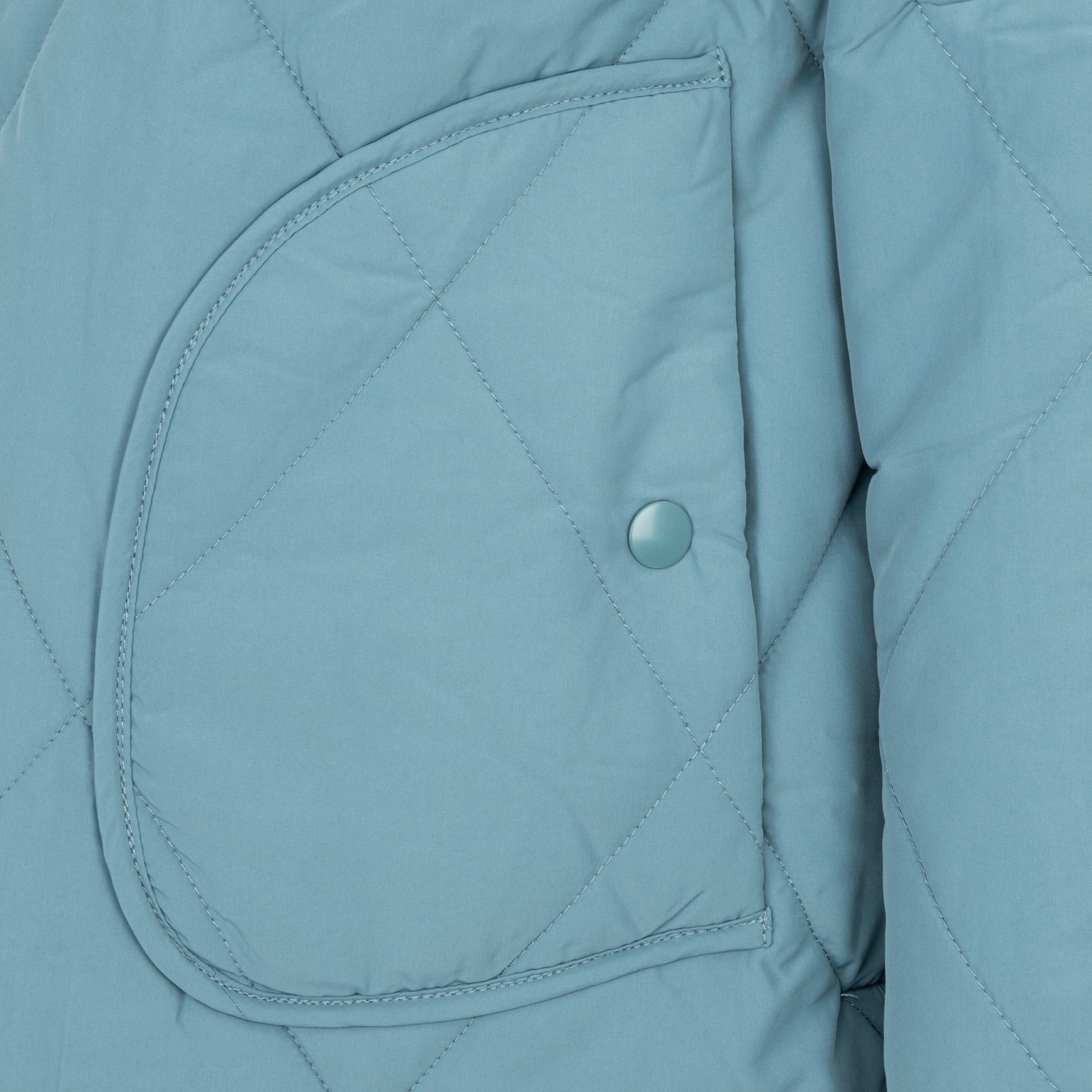 Blau - Firetrap - Women's Long Sleeve Hip Length Quilted Jacket - 6