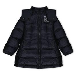 Dolce and Gabbana Embroidered Logo Puffer