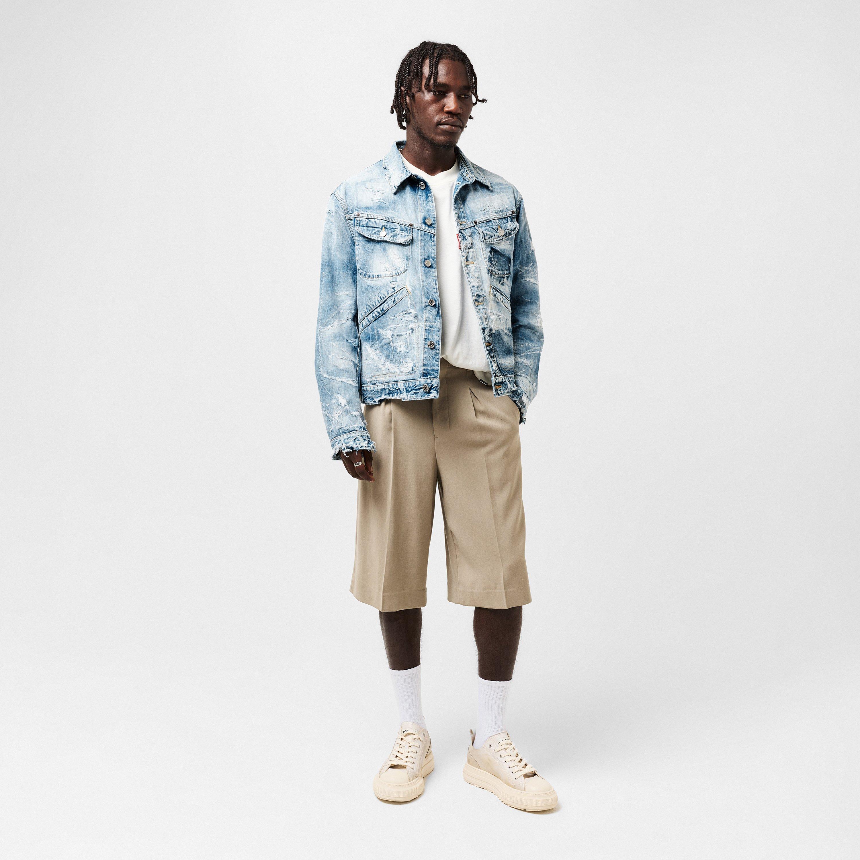 Navy Blue - DSquared2 - Men's DSQ Denim Jacket - 6