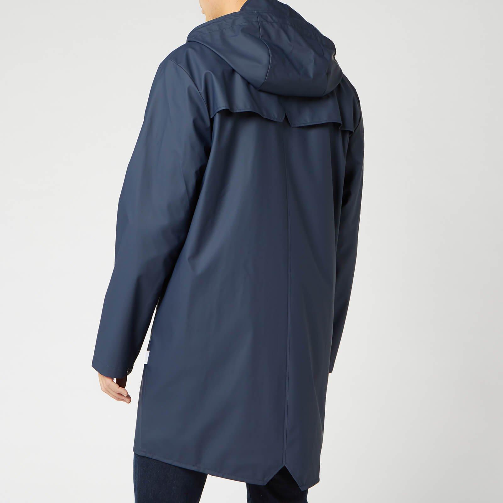 Navy - Rains - Rains Long Jacket Sn99 - 2