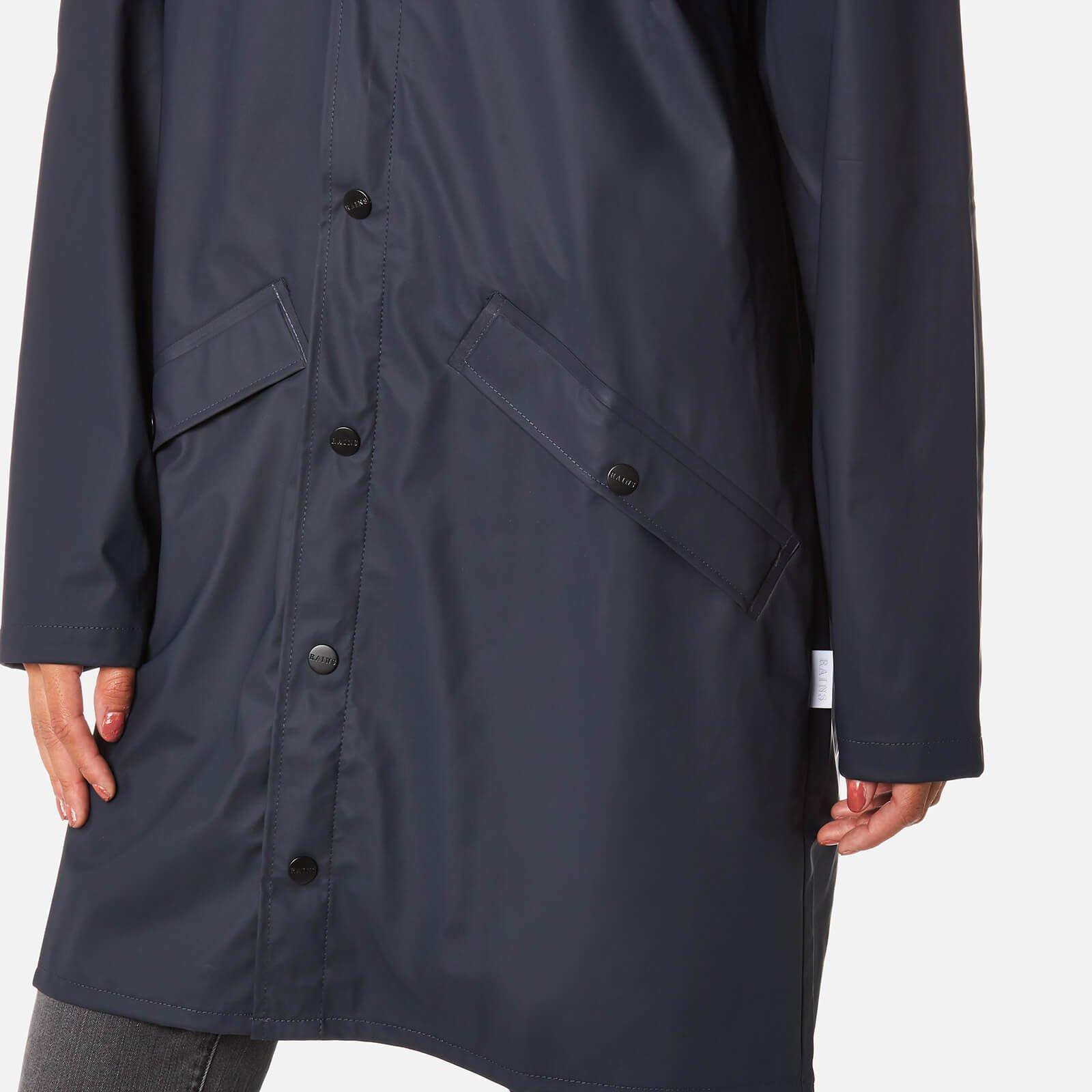 Navy - Rains - Rains Long Jacket Sn99 - 4