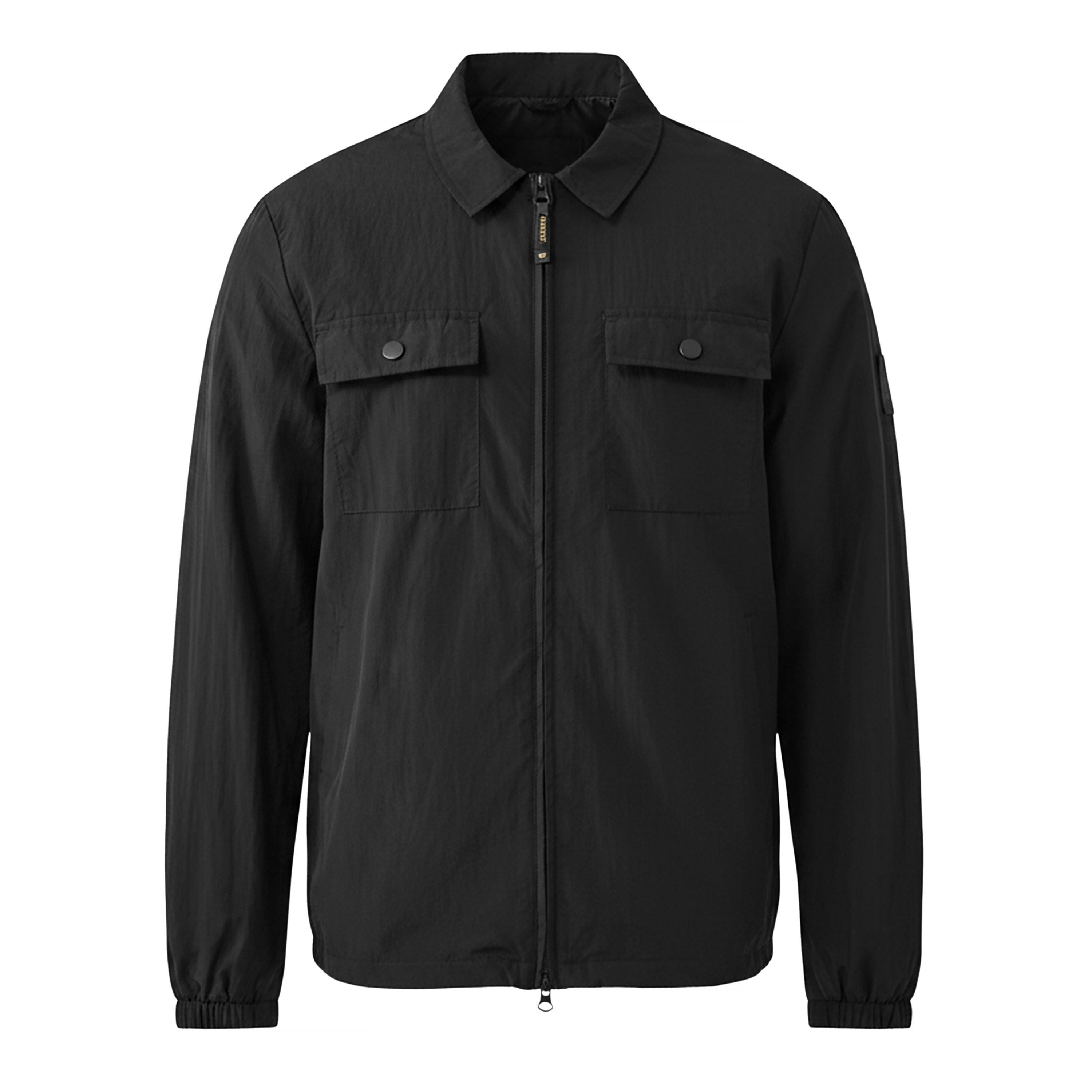 Patrick Men's Overshirt - Black - Large