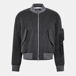 Off White Quote Bombr Jkt Sn99