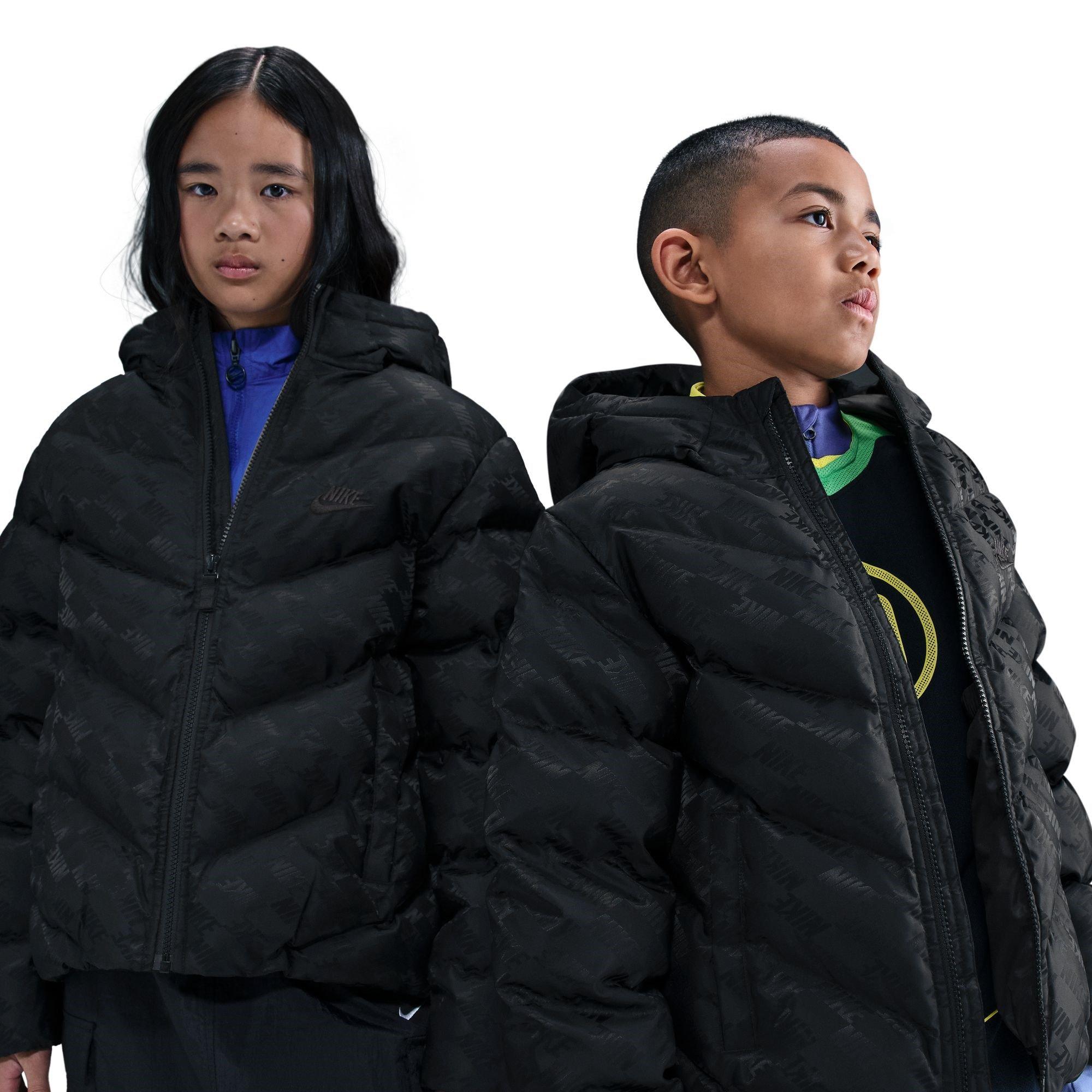 Nike Girls Nsw Puffer Gx Jn54 - Black - 7-8 (S)