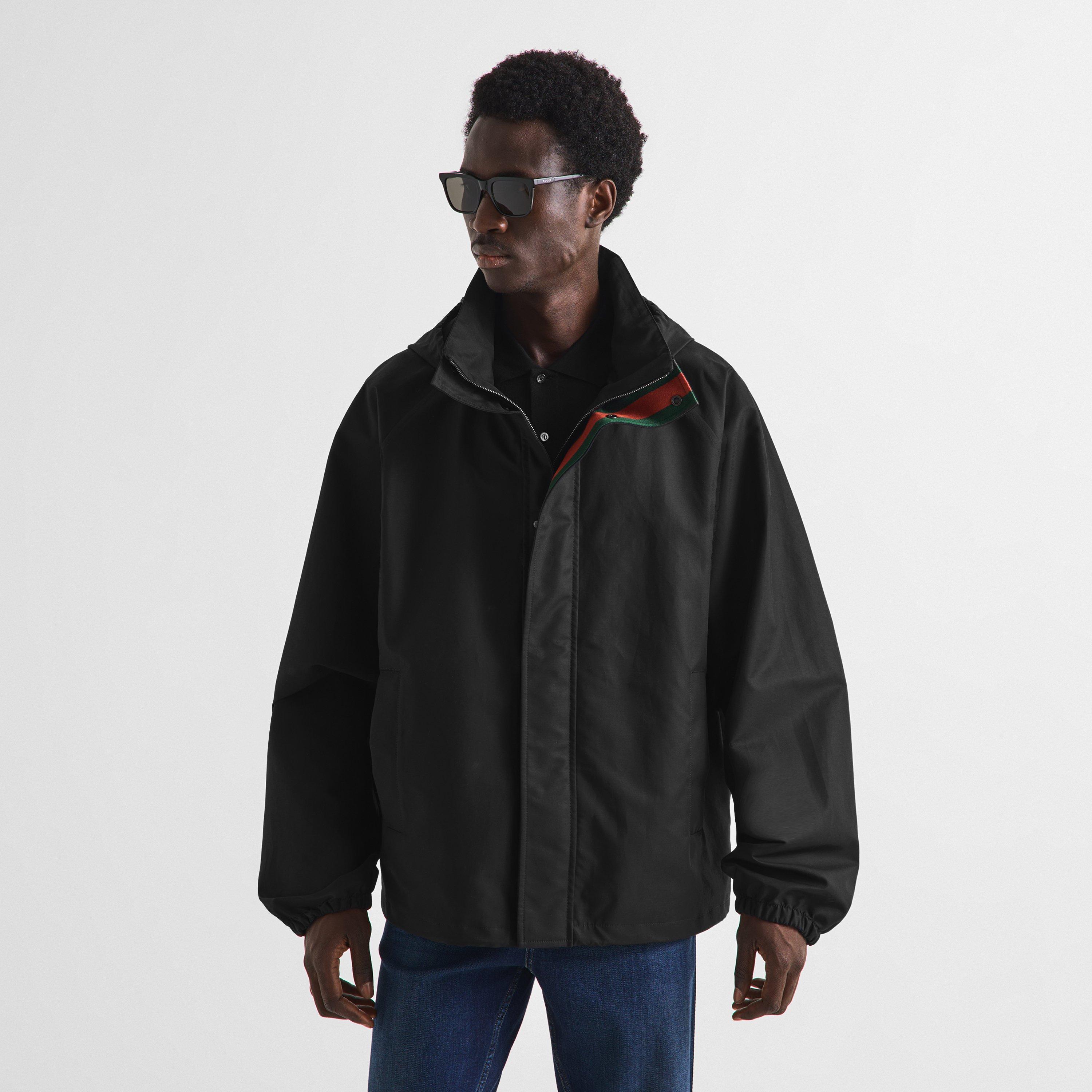 Black - Gucci - Gucci Web Blouson Sn63 - 3