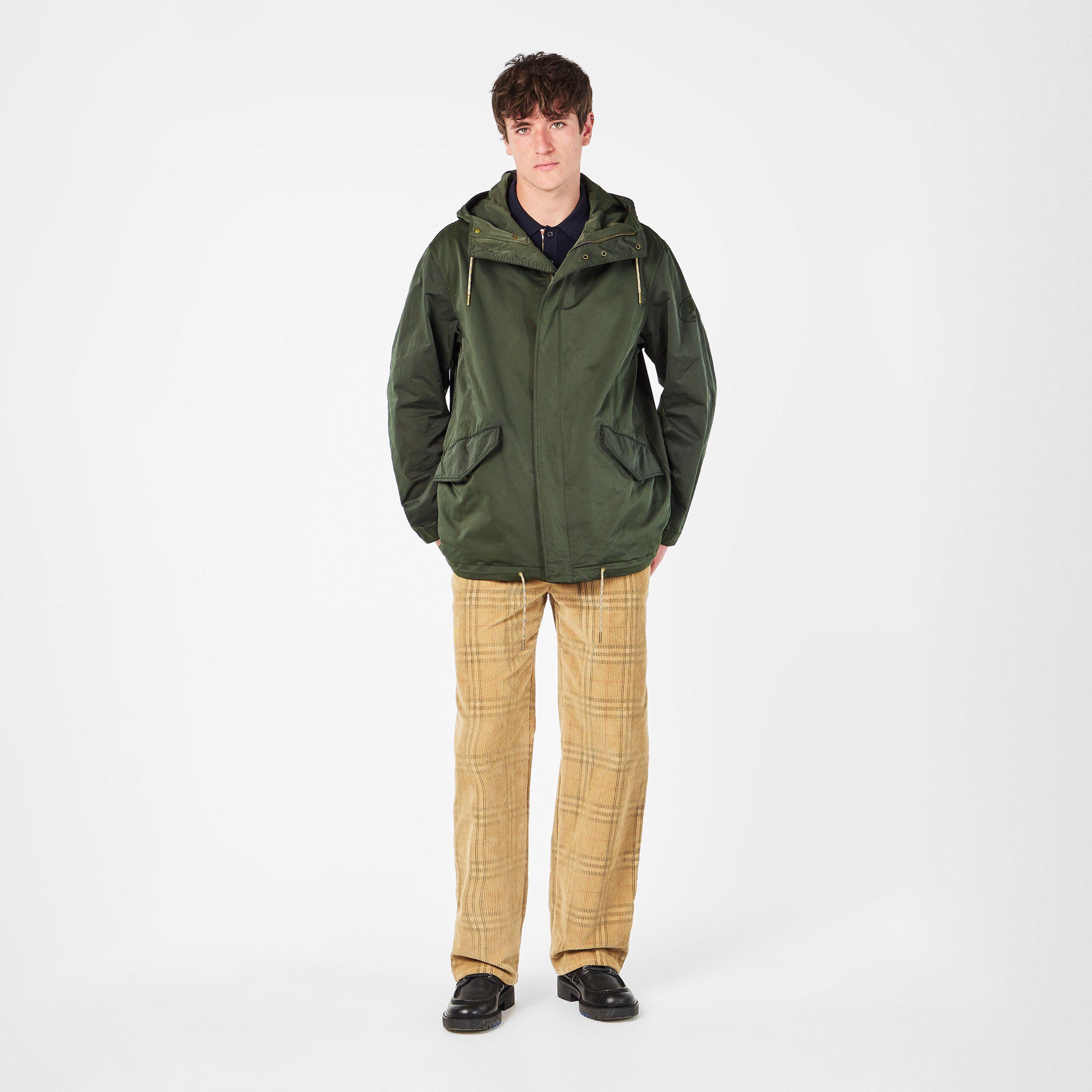 Shale - Burberry - Men's Waterproof Multi-Pocket Parka - 6