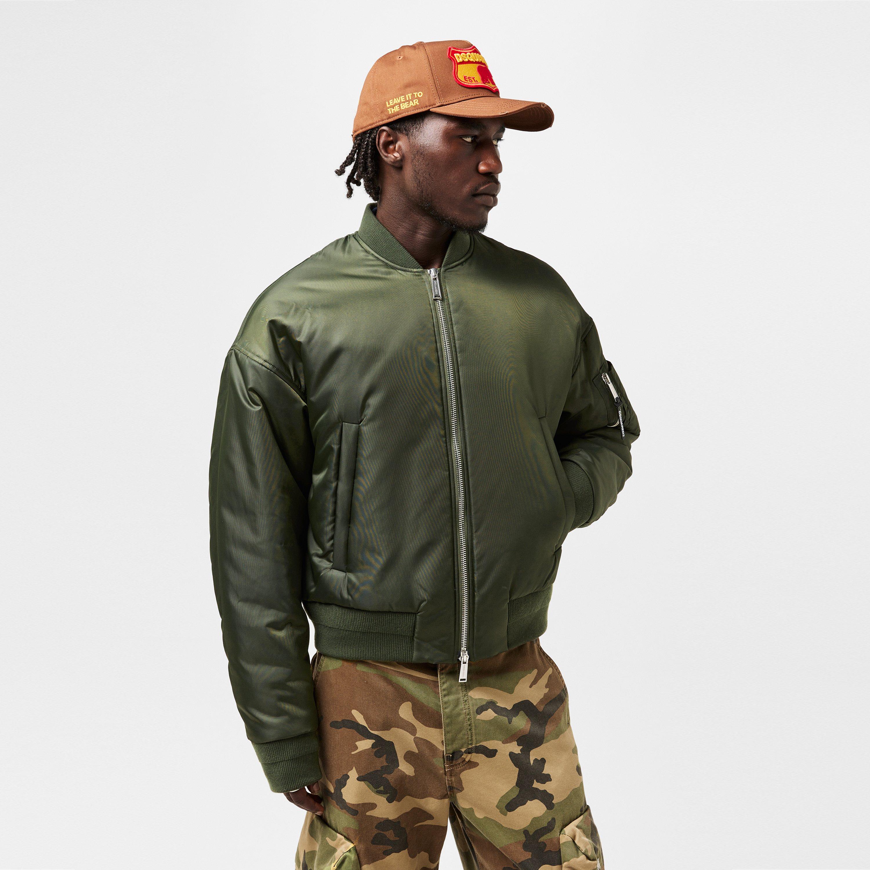 Miltary Green - DSquared2 - Men's Bomber Jacket - 3