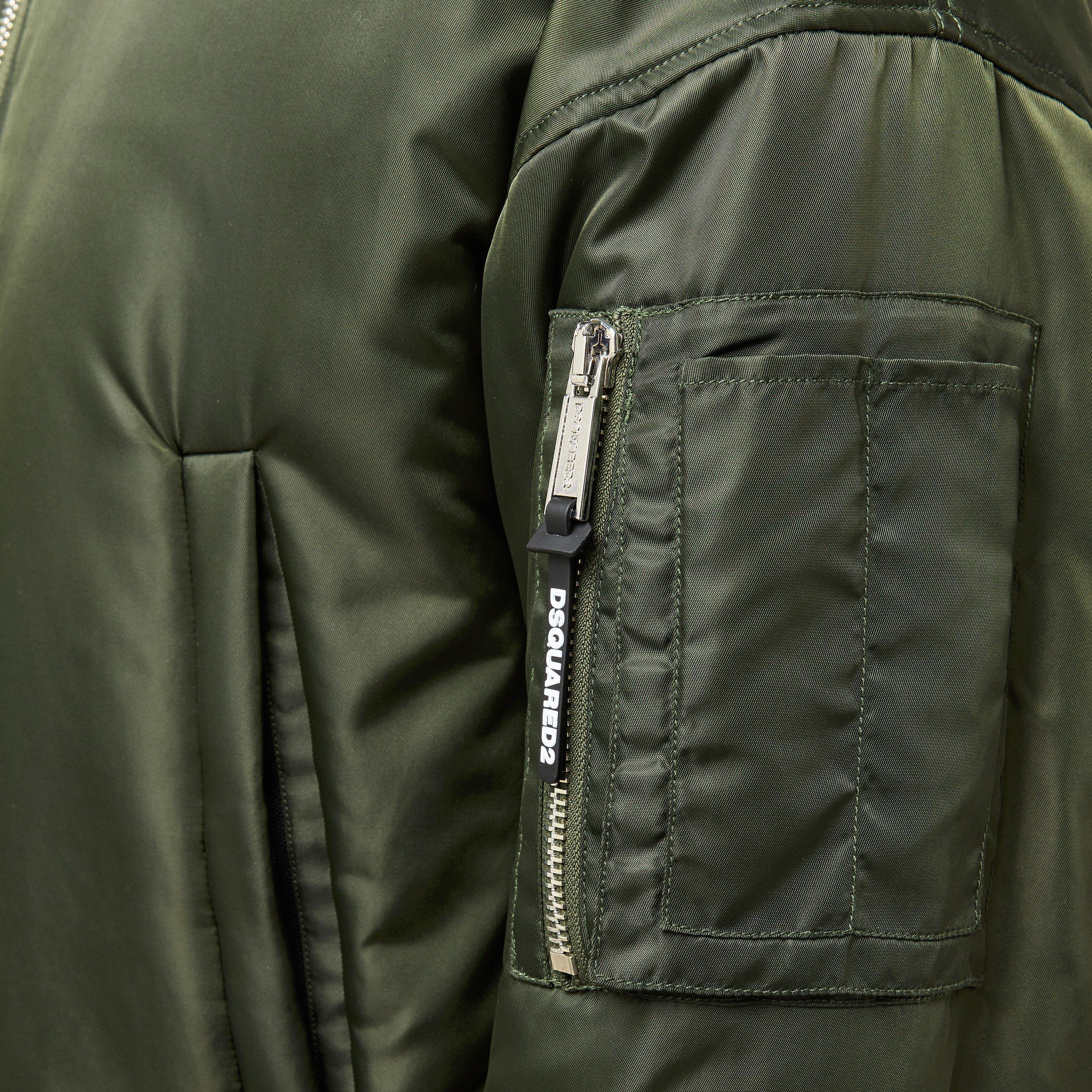 Miltary Green - DSquared2 - Men's Bomber Jacket - 5