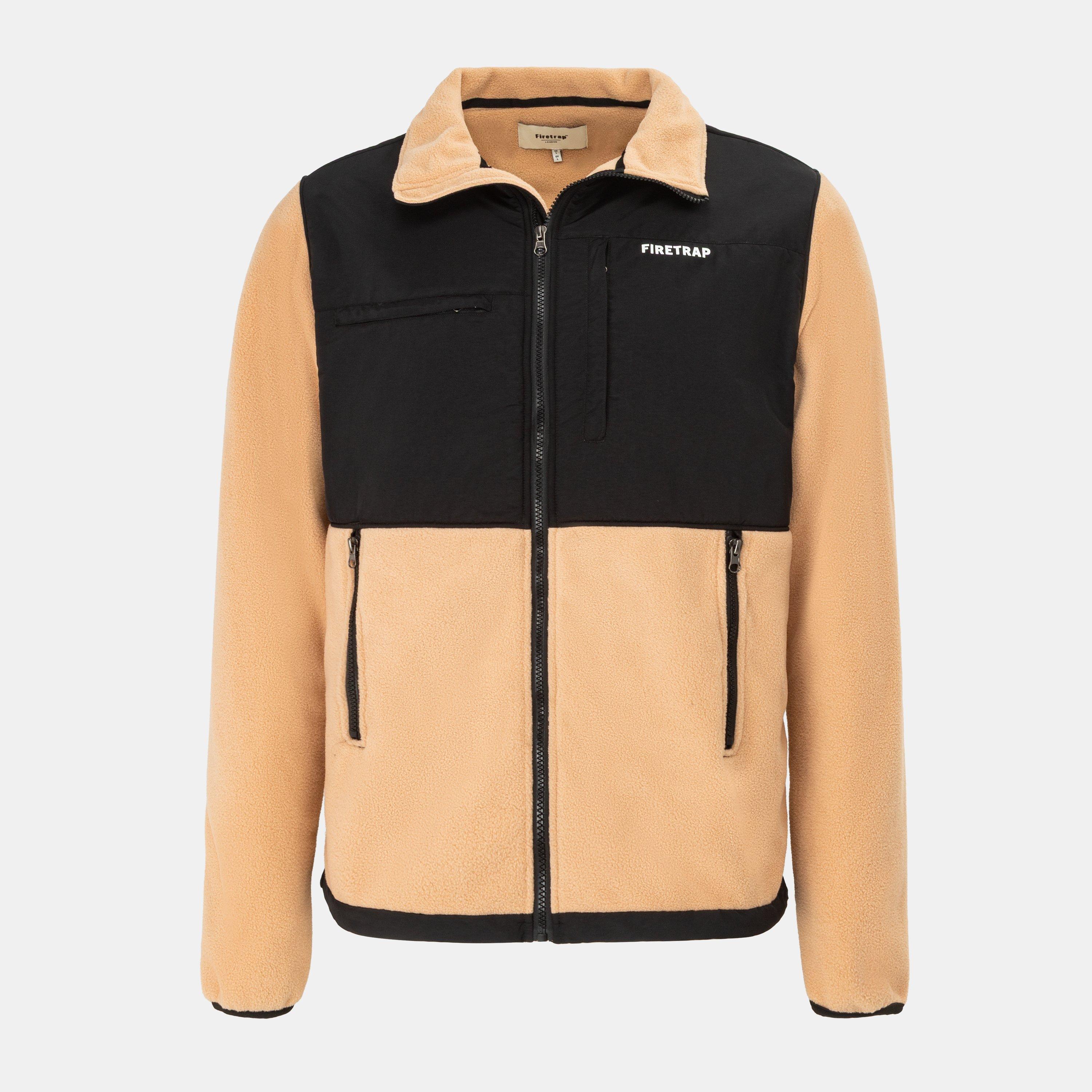 Firetrap Men's Fleece Jacket - Apricot Illsion - S