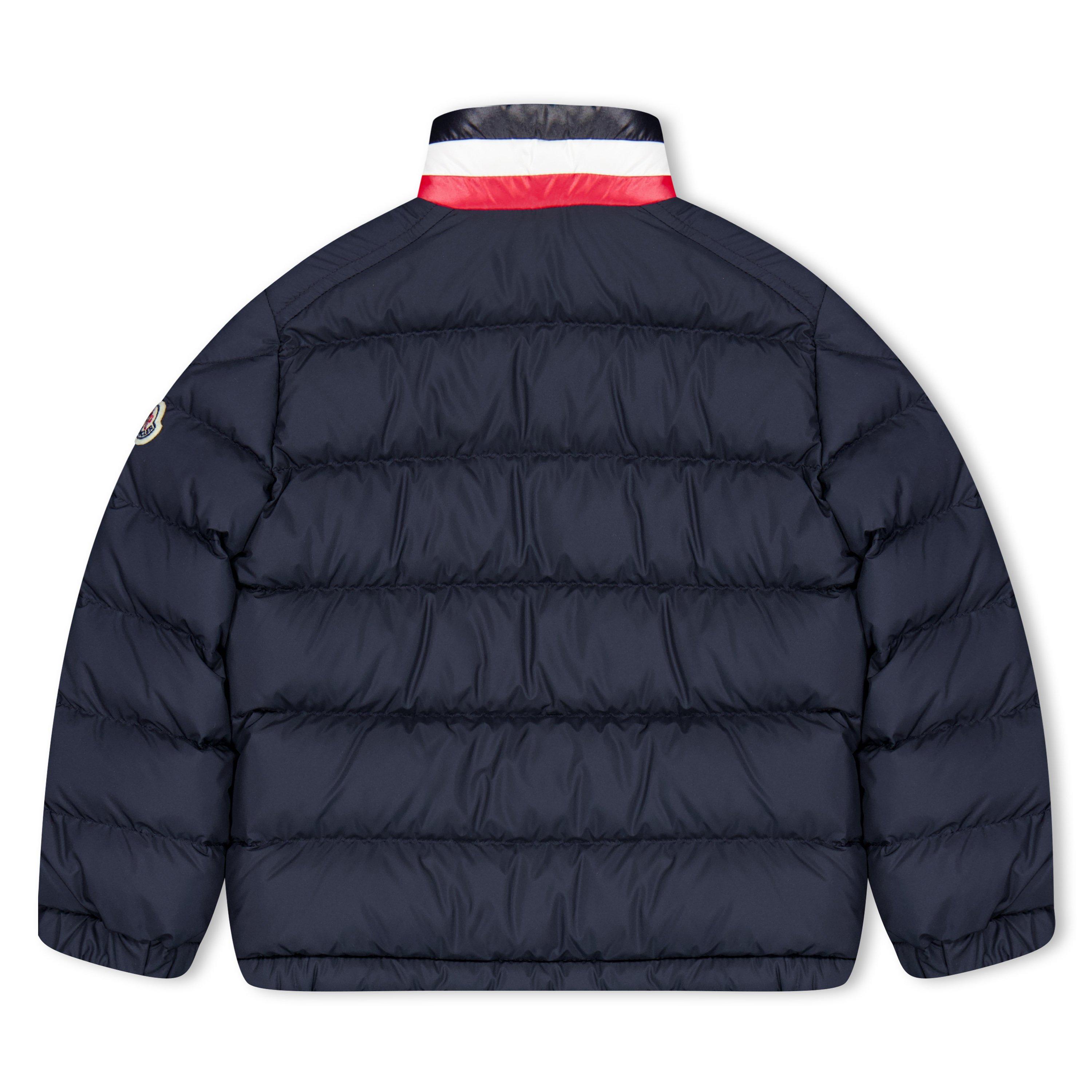 Black 77G - Moncler - Kids' Vashiti Duck Down Water Resistant Long Sleeve Short Puffer Jacket - 2