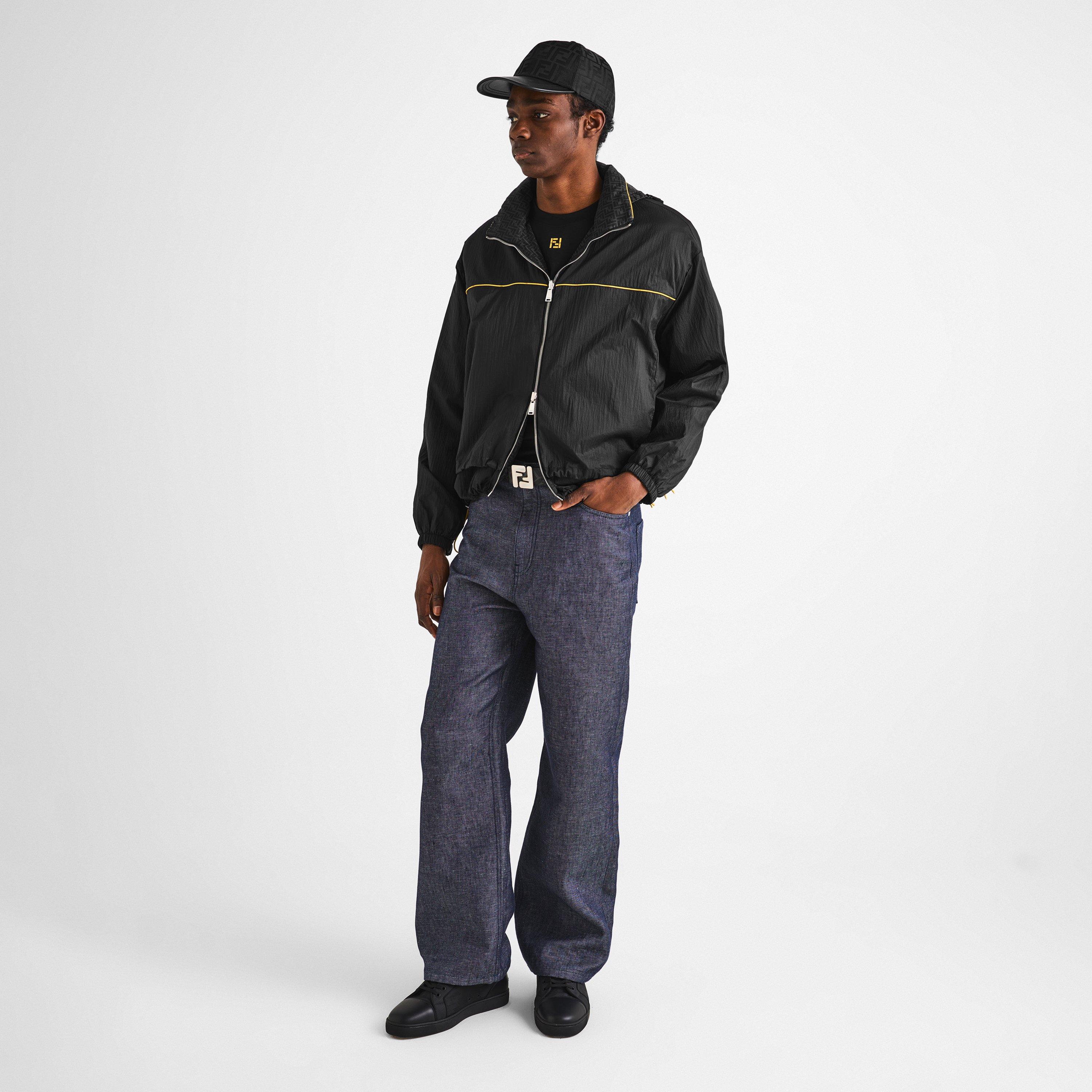 Black - Fendi - Men's Reversible Windbreaker - 6