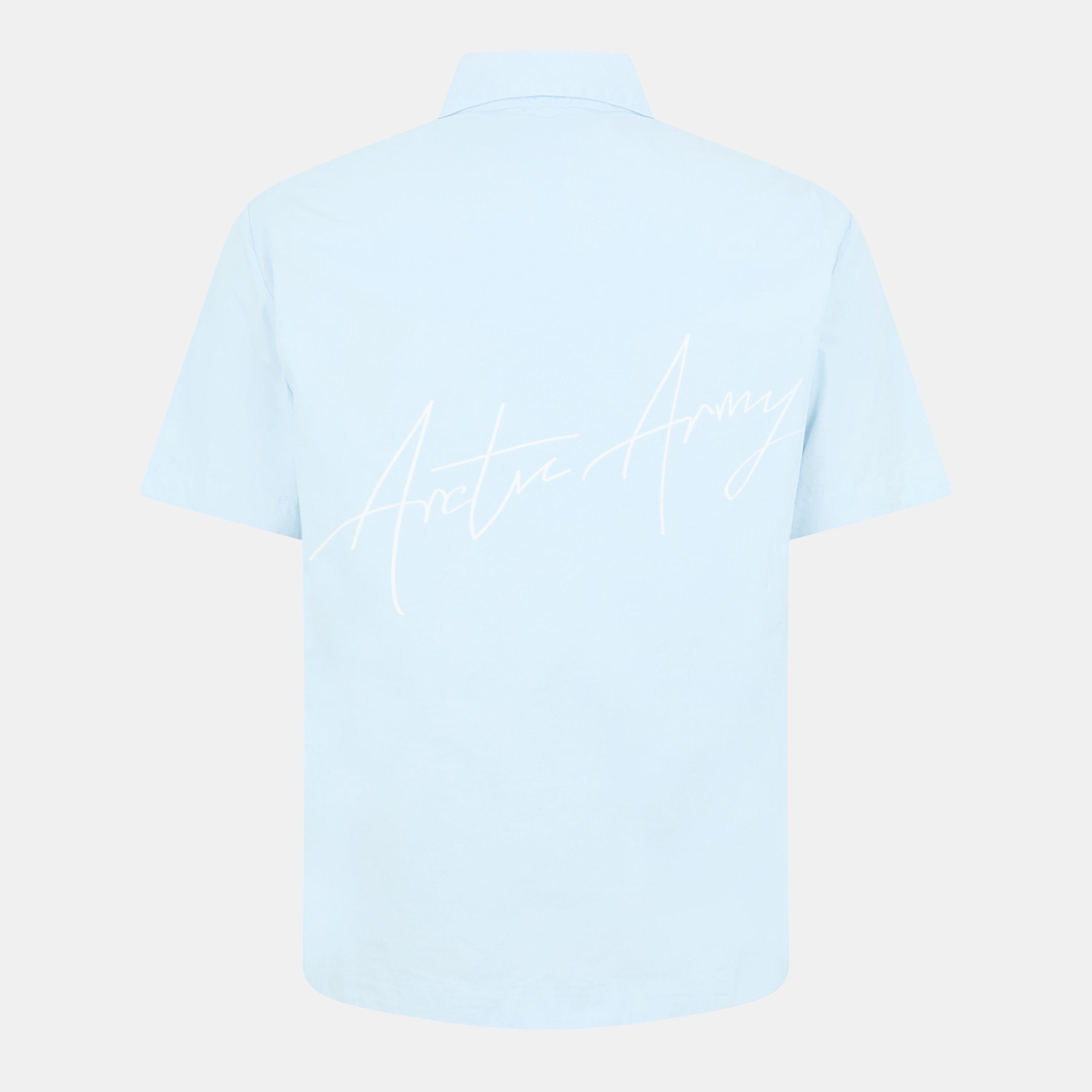 Bleach Blue - Arctic Army - Men's  Breathable Multi-Pocket Overshirt - 2