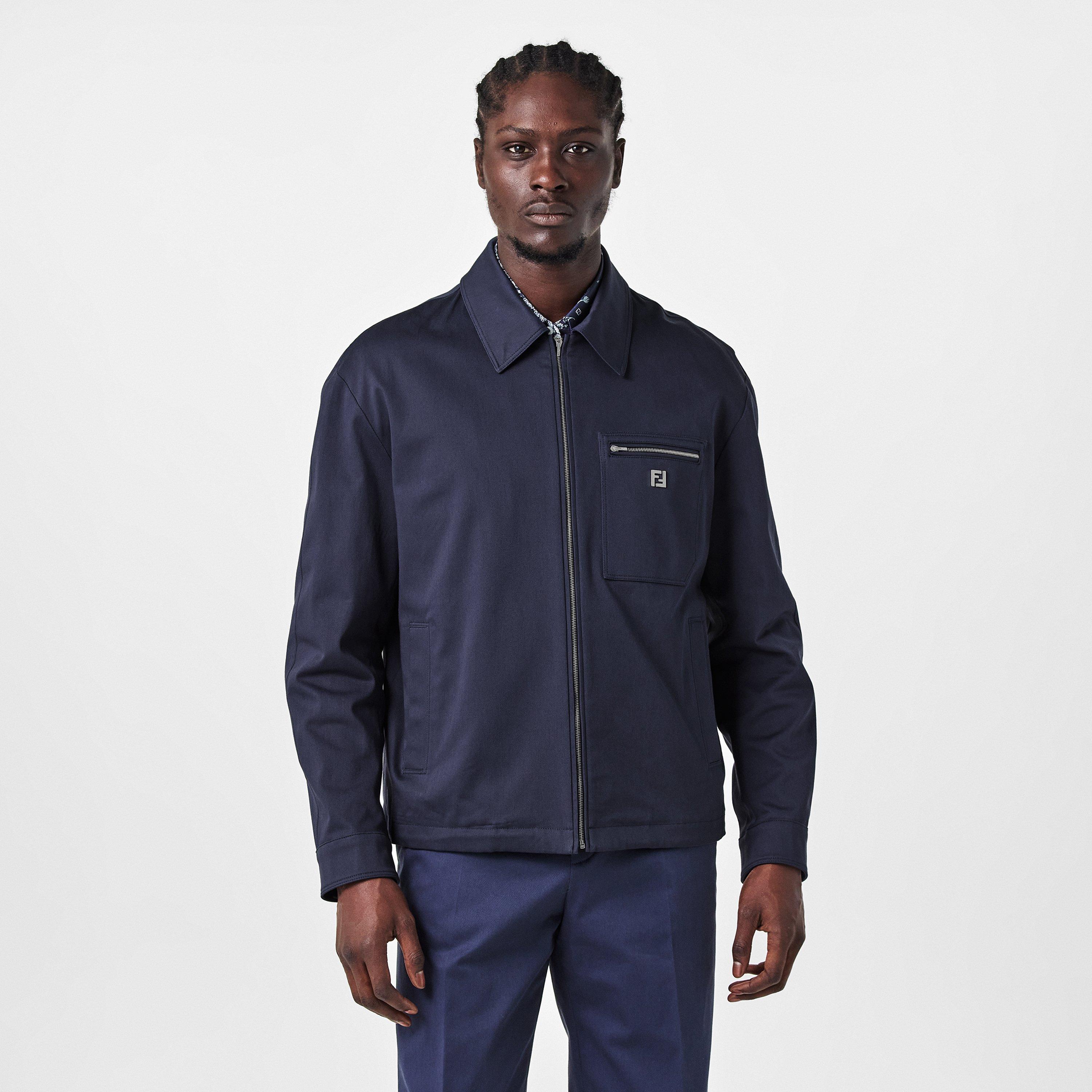 Blue - Fendi - Men's Blouson Coach Jacket - 3