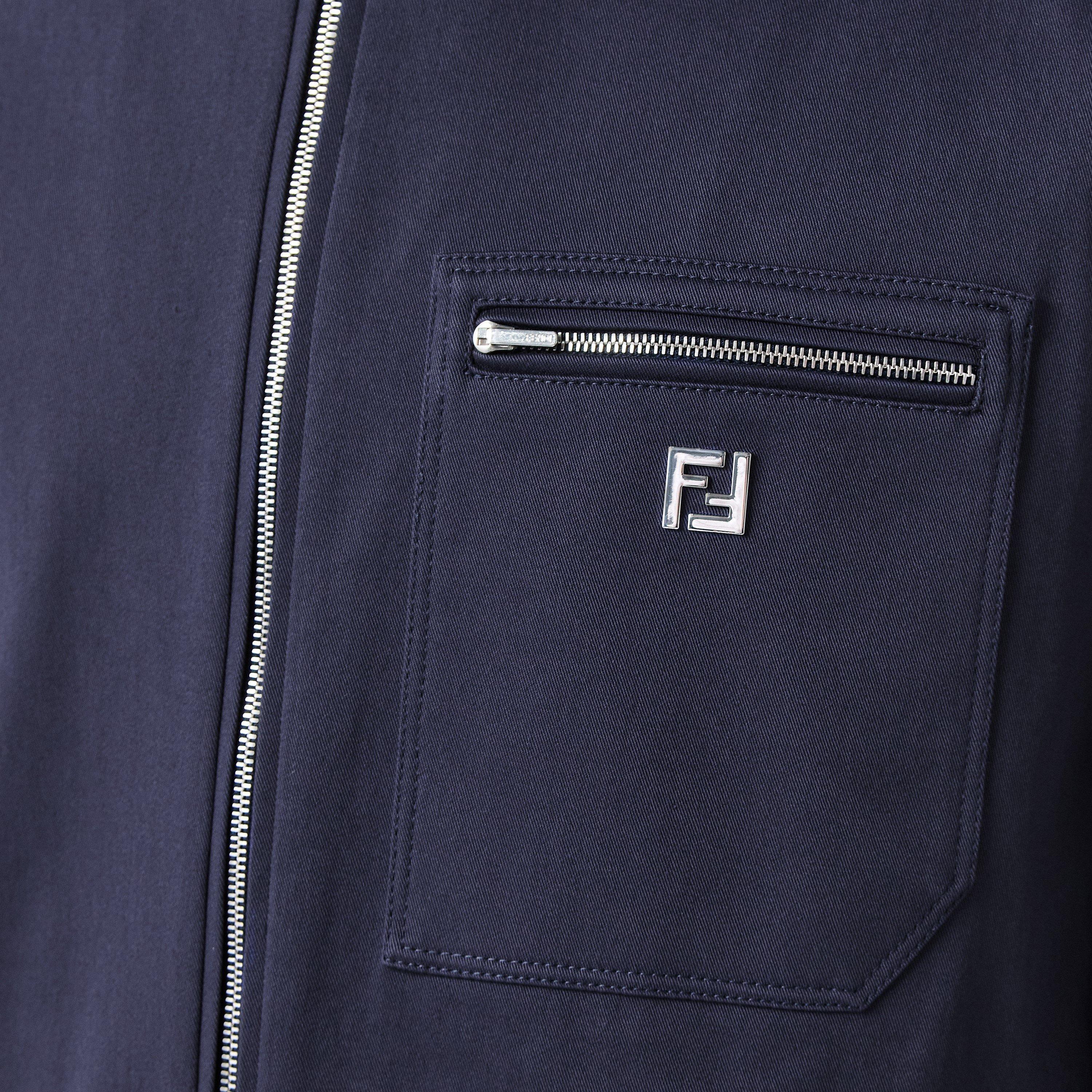 Blue - Fendi - Men's Blouson Coach Jacket - 5