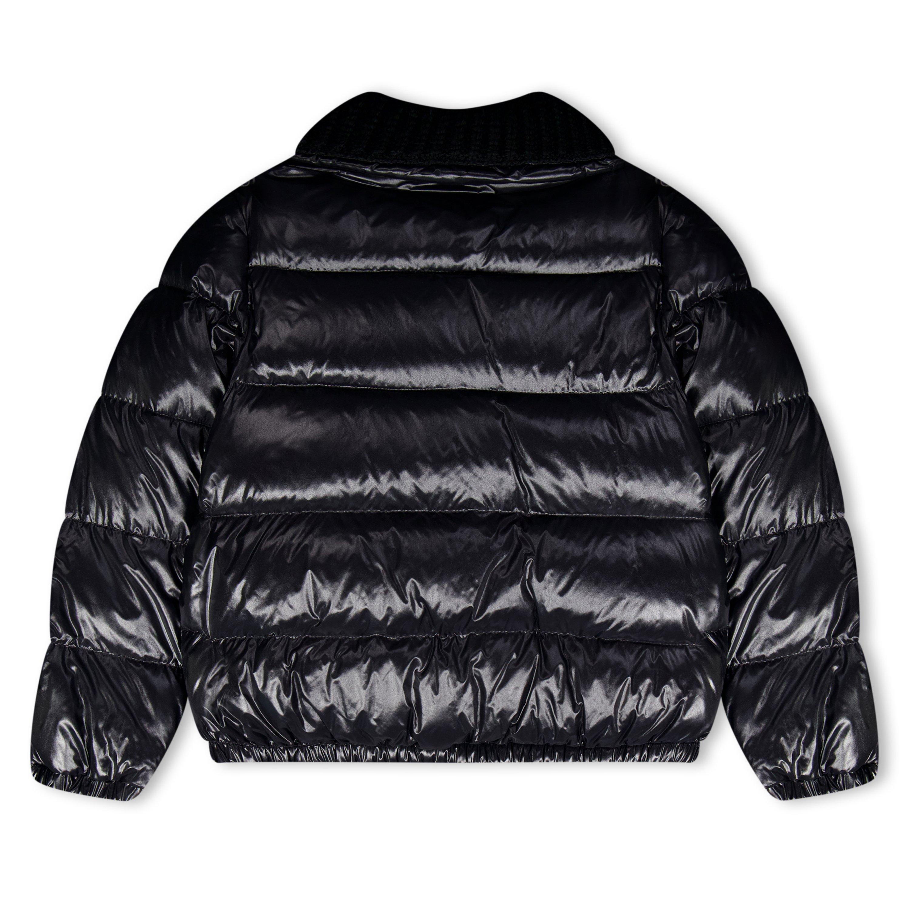 Black 999 - Moncler - Kids'  Goose Down Short Puffer Jacket - 2