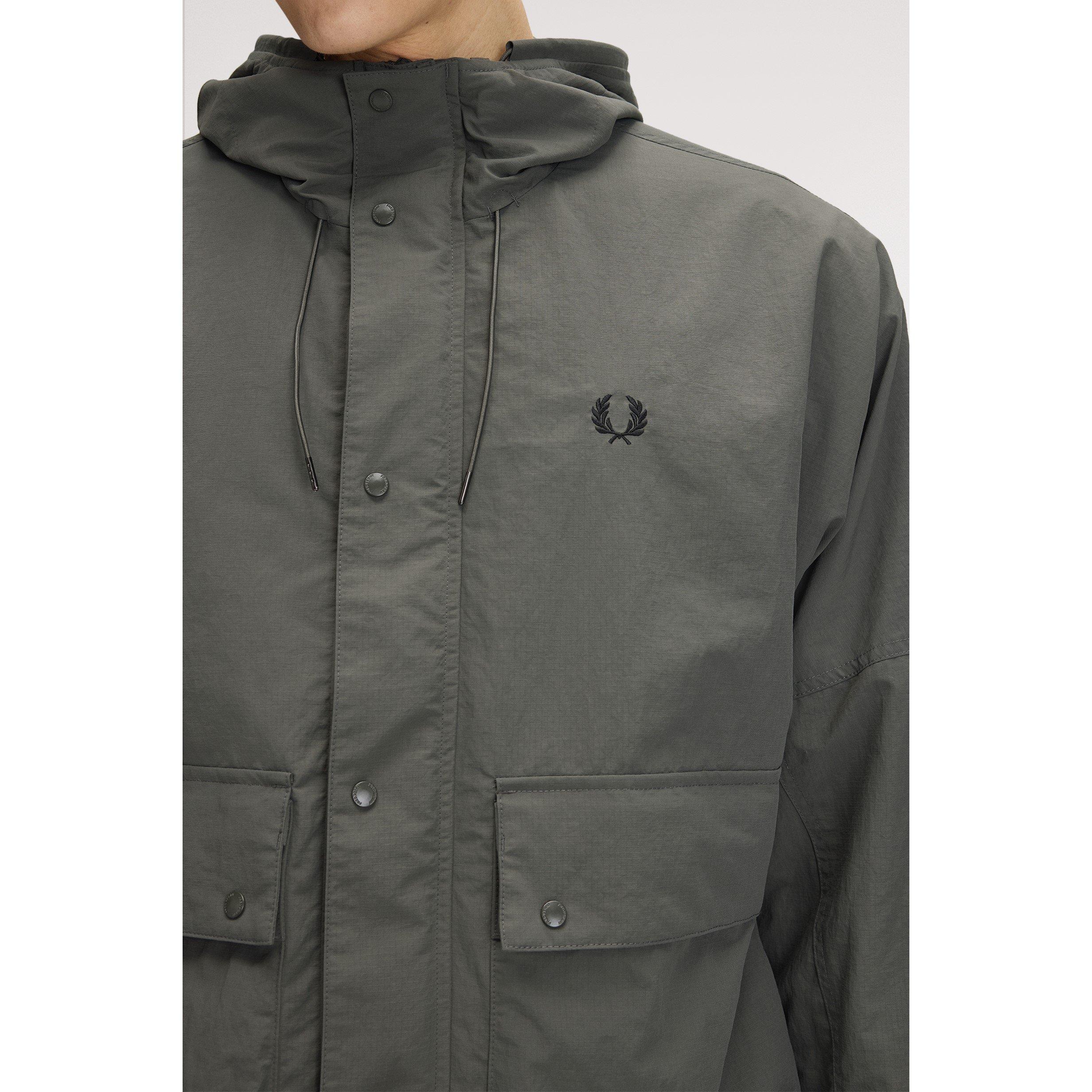 Field Grn D09 - Fred Perry - Fred Ripstop Parka Sn64 - 5