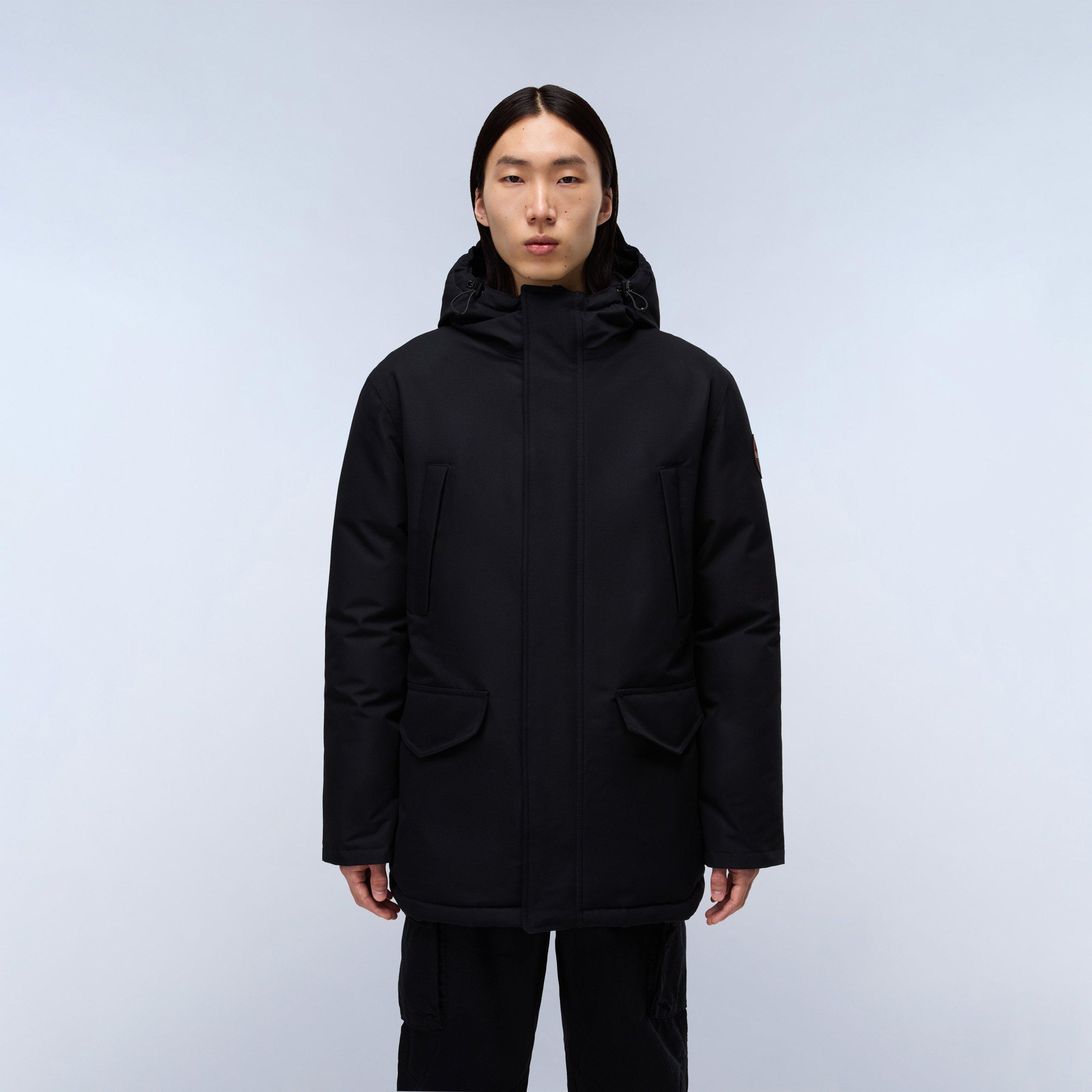 Napapijri Men's Napa Weather-Resistant Hooded Parka - Black Beauty - M