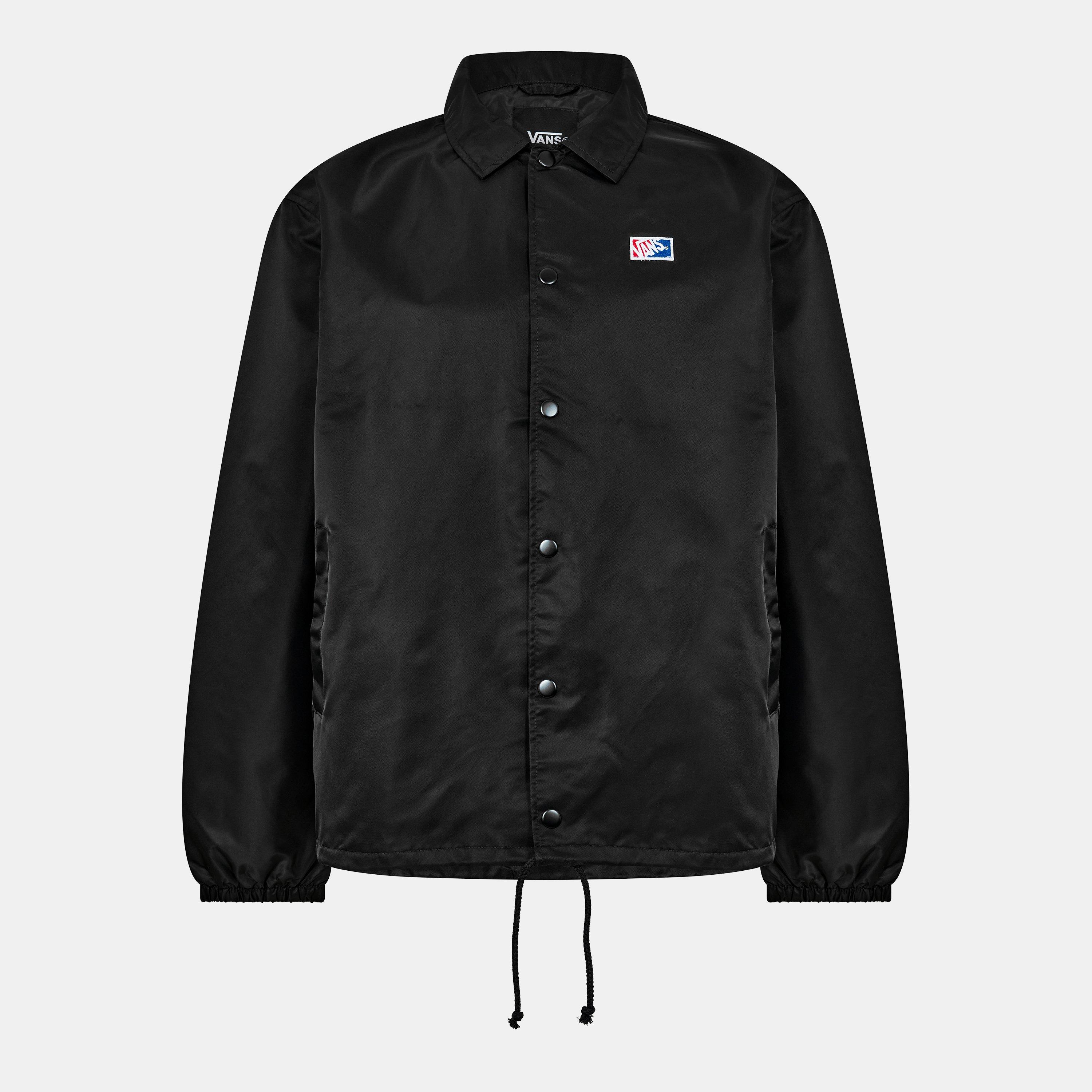 Black White - Vans - Men's Torrey Lightweight Coach Jacket - 1