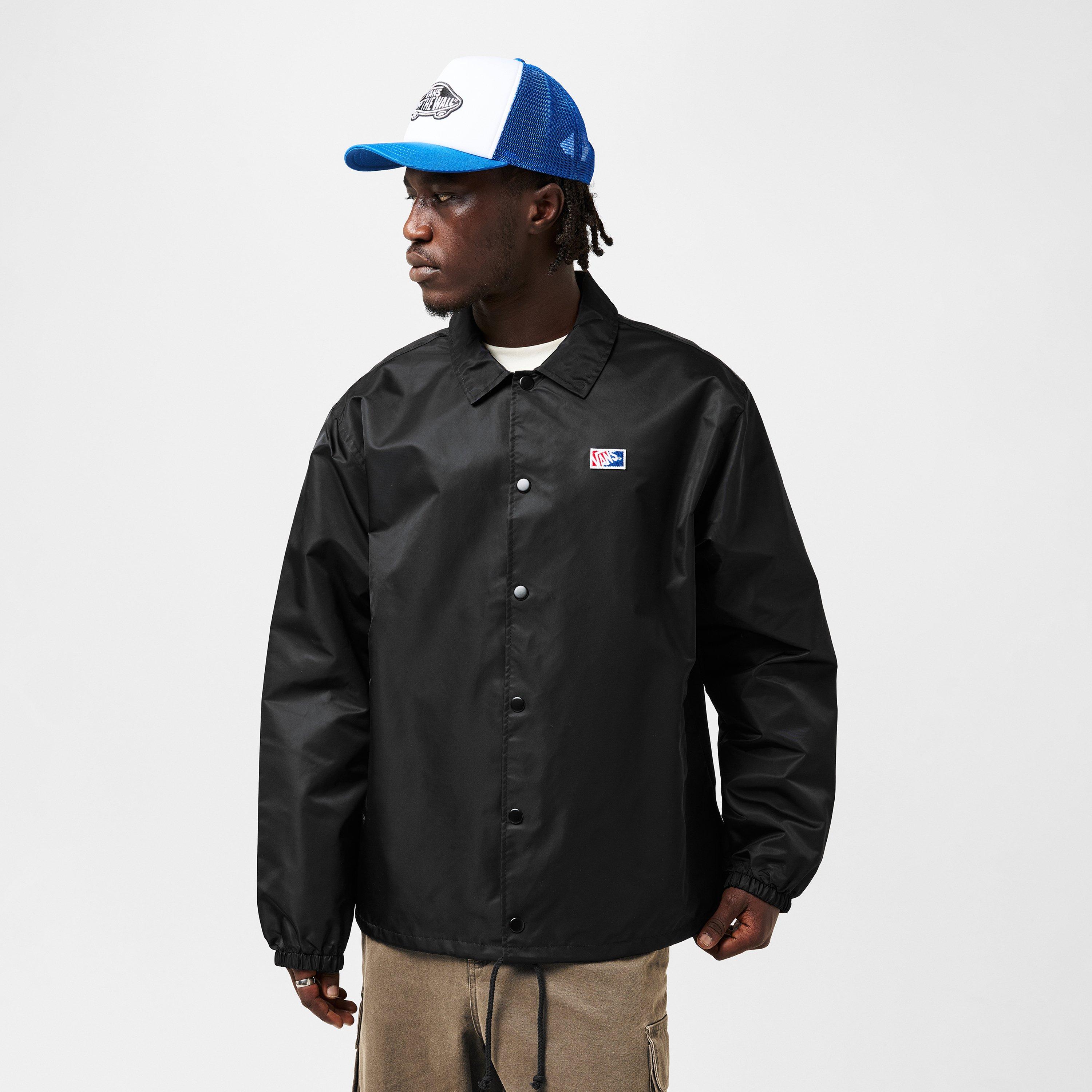 Black White - Vans - Men's  Torrey Lightweight Coach Jacket - 3