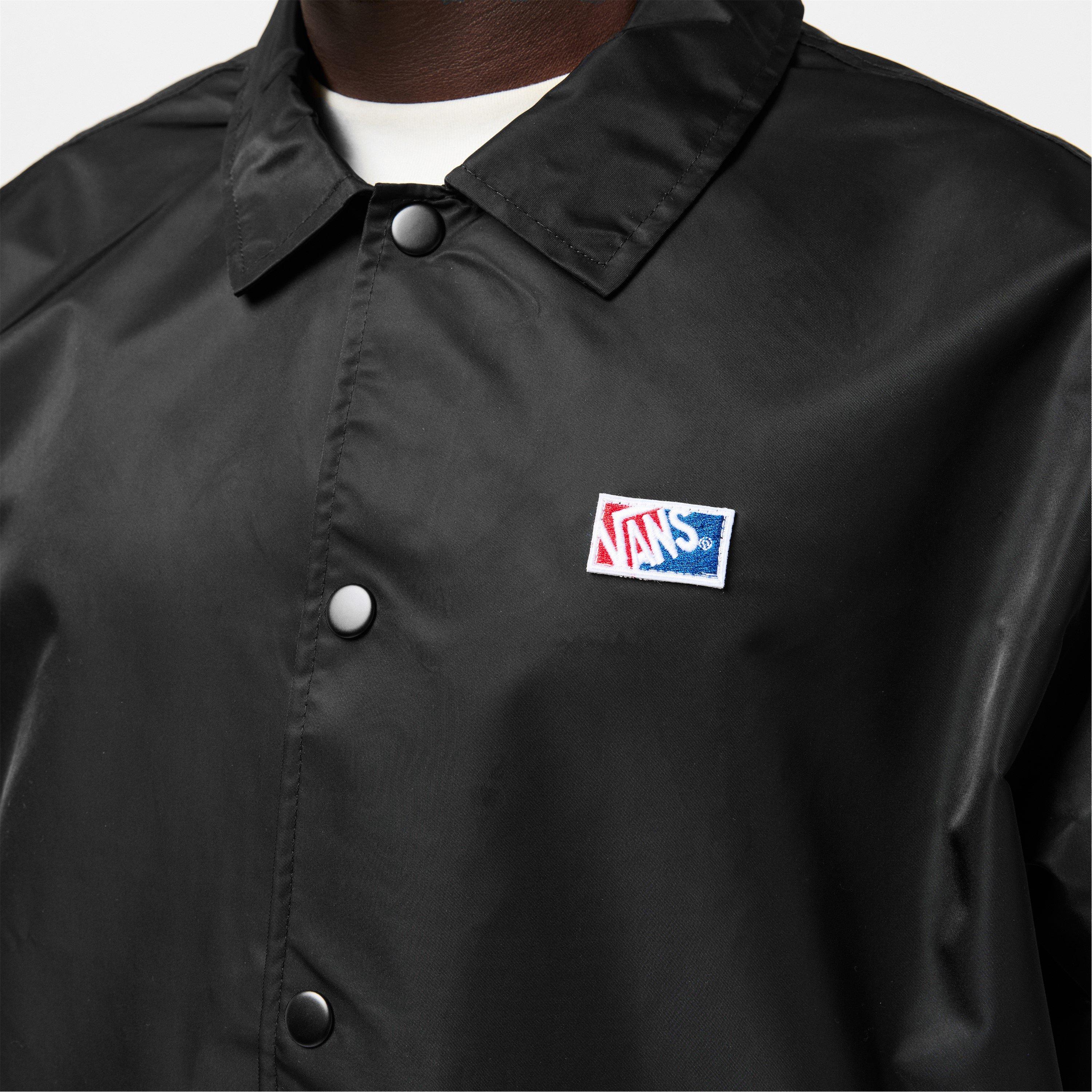 Black White - Vans - Men's  Torrey Lightweight Coach Jacket - 5