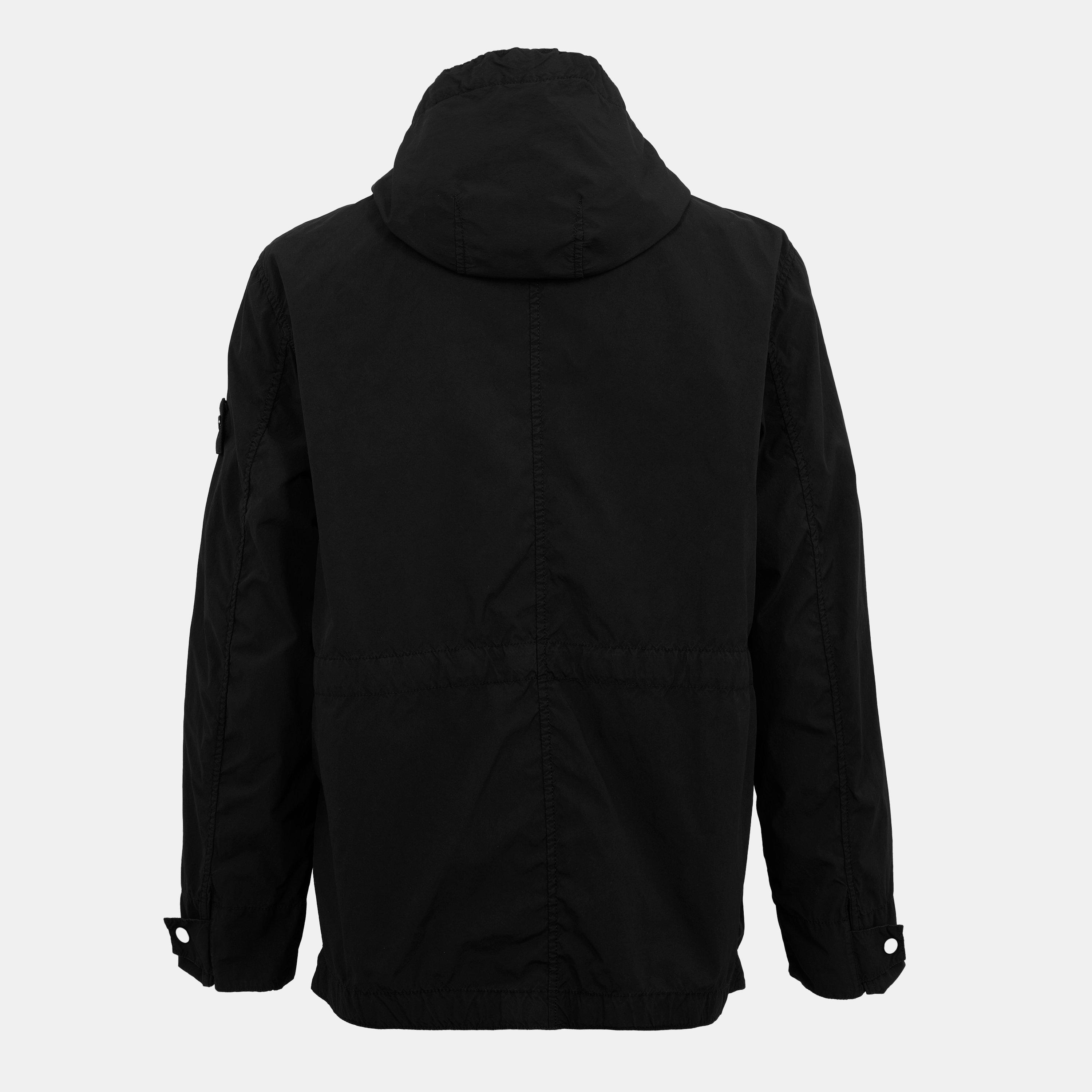 Nero V0029 - Stone Island - Men's Military-Inspired Parka - 2