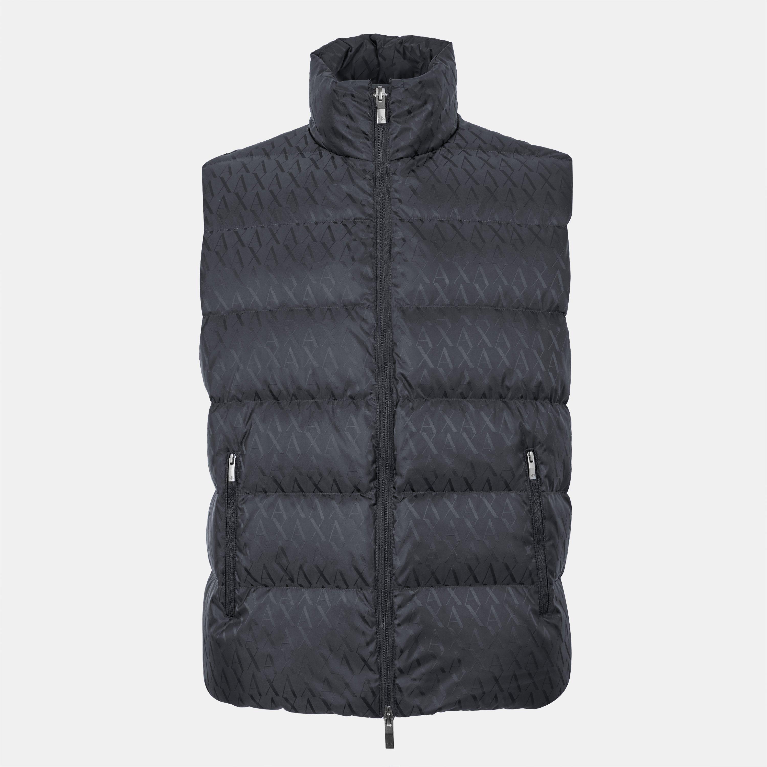 Armani Exchange Men's Down Quilted Sleeveless Gilet - Deep Navy - S
