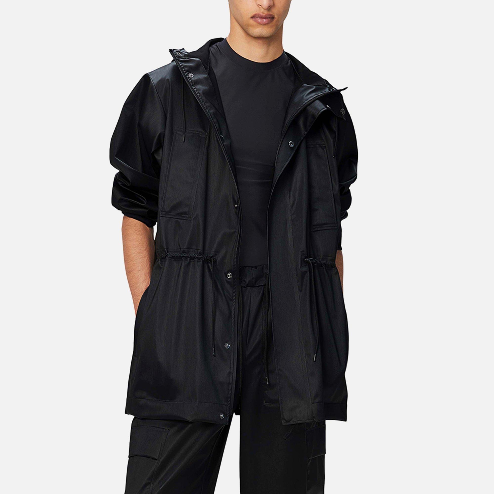 Black Grain - Rains - Men's Bold Long Trench Coat - 3