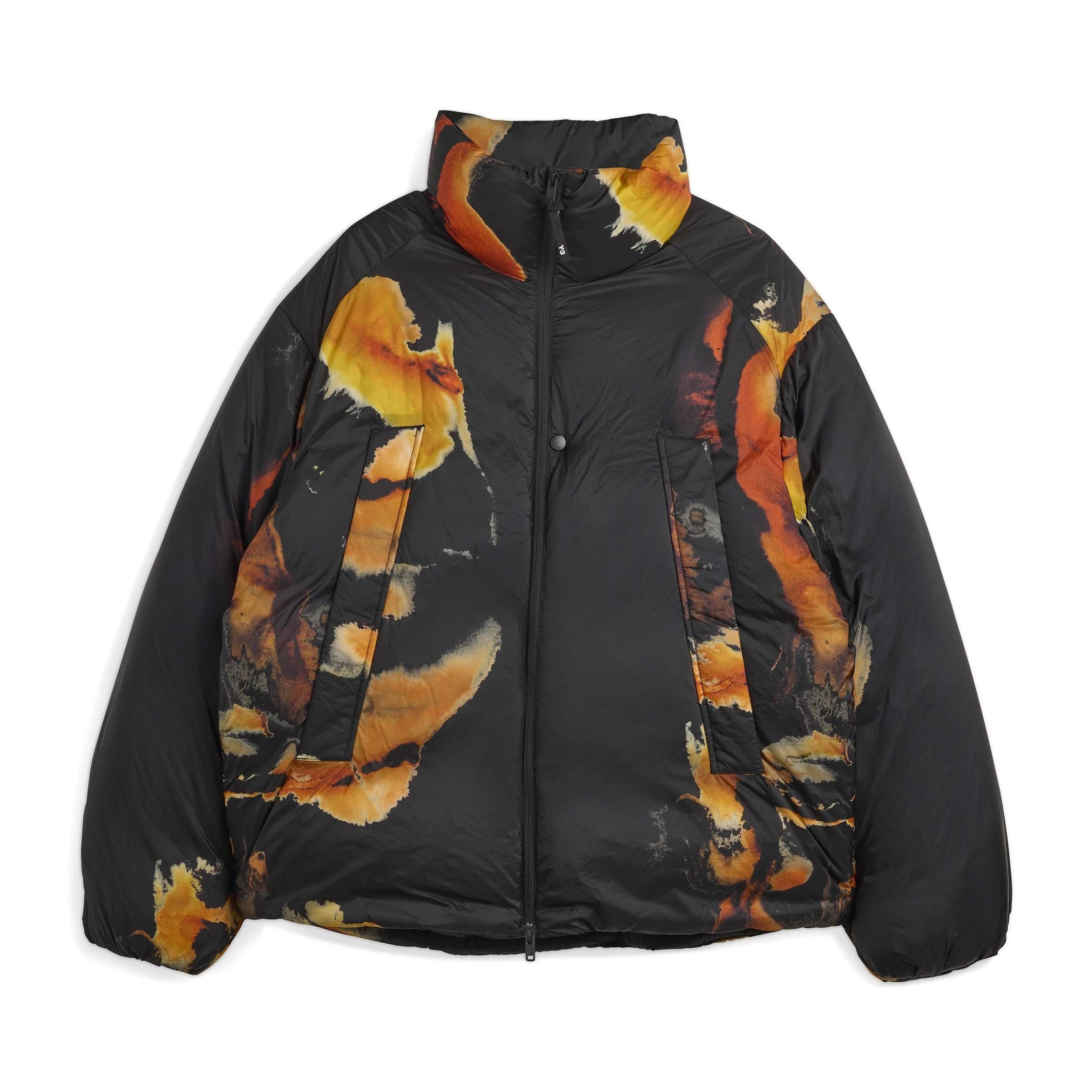 Black - Y3 - Men's Water Repellent Nylon Medium Puffer Jacket - 1