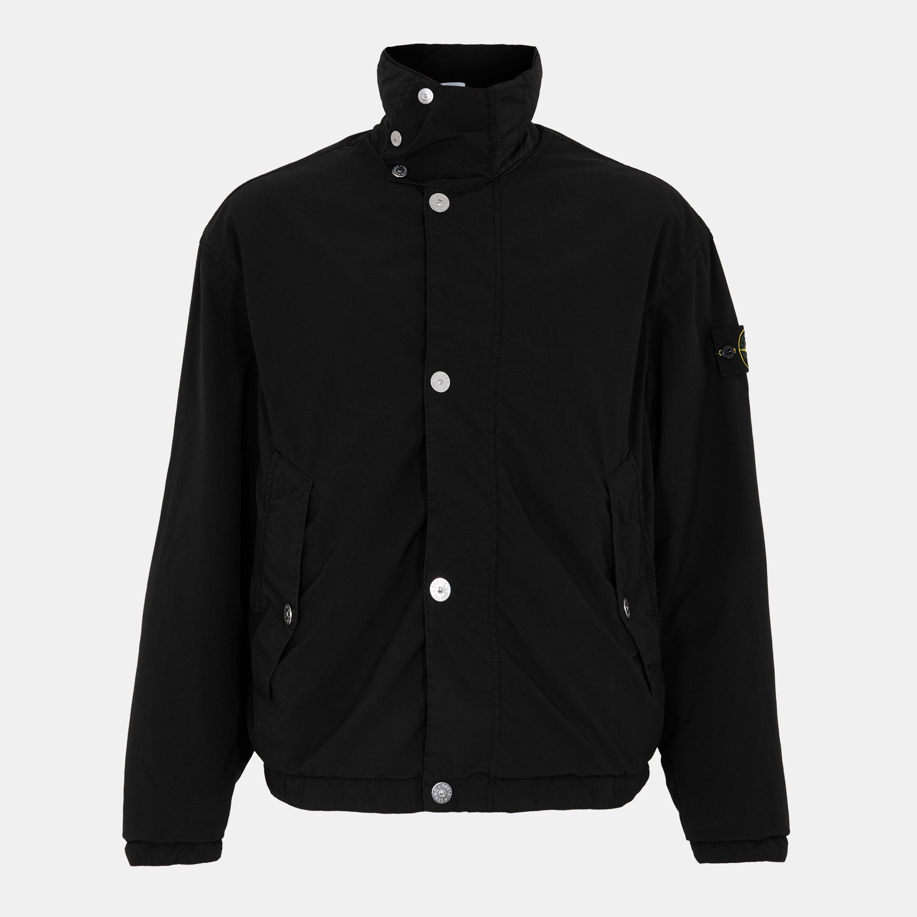 Stone Island Men's Coach Jacket - Nero V0029 - Size 2XL
