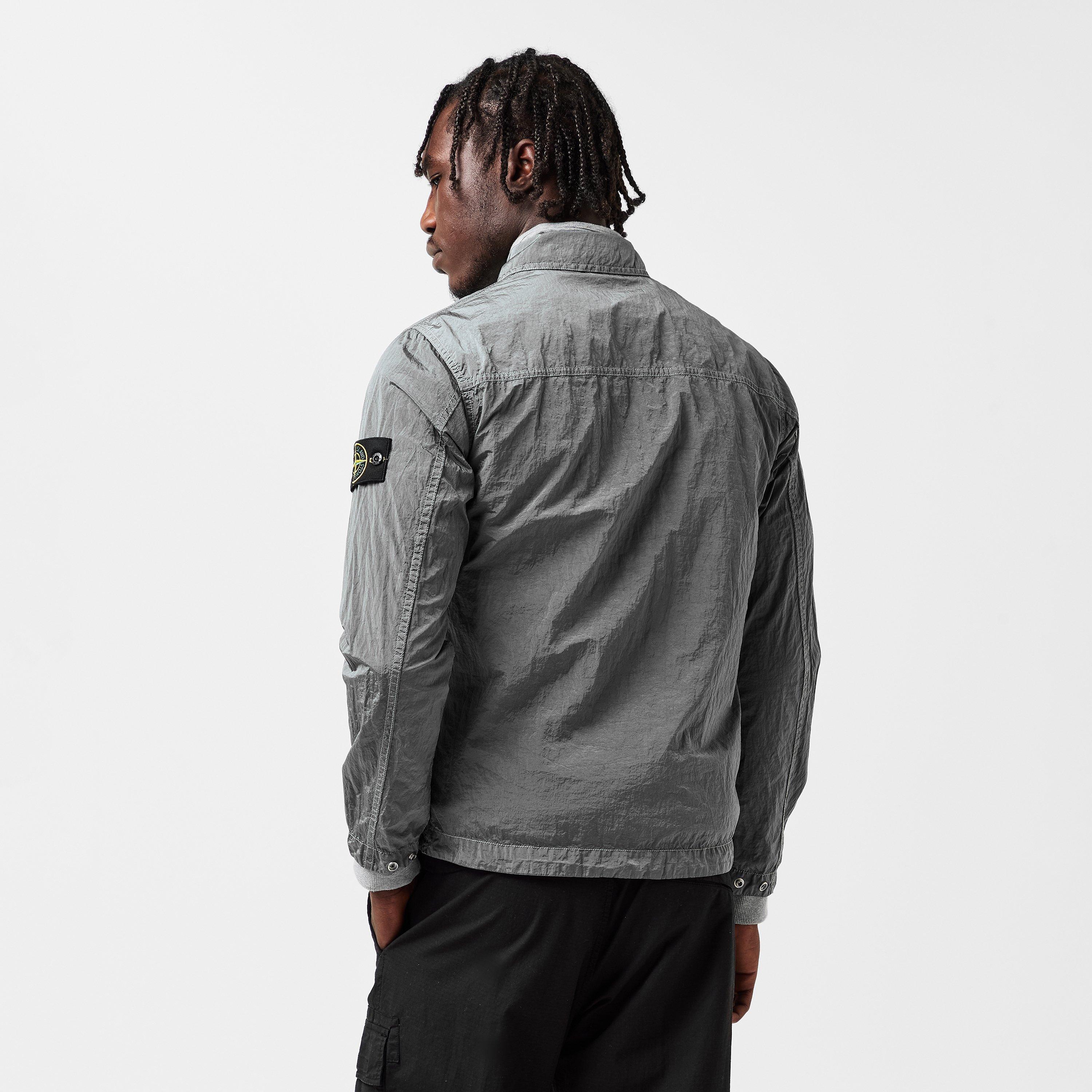 Cemento V006B - Stone Island - Men's Fabric Lightweight Overshirt - 4