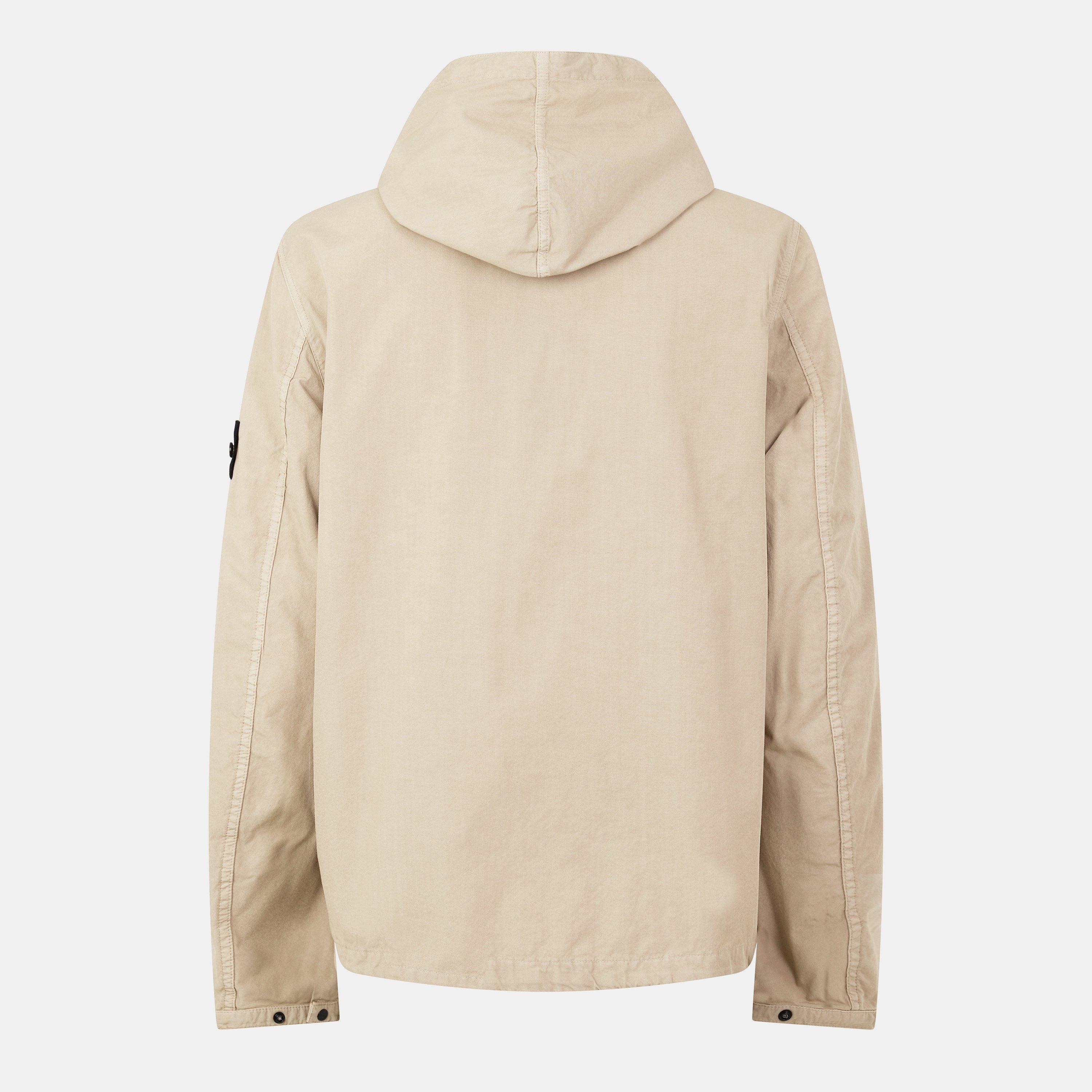 Deserto V009A - Stone Island - Men's Canvas Hooded Cotton Long Sleeve Parka - 2