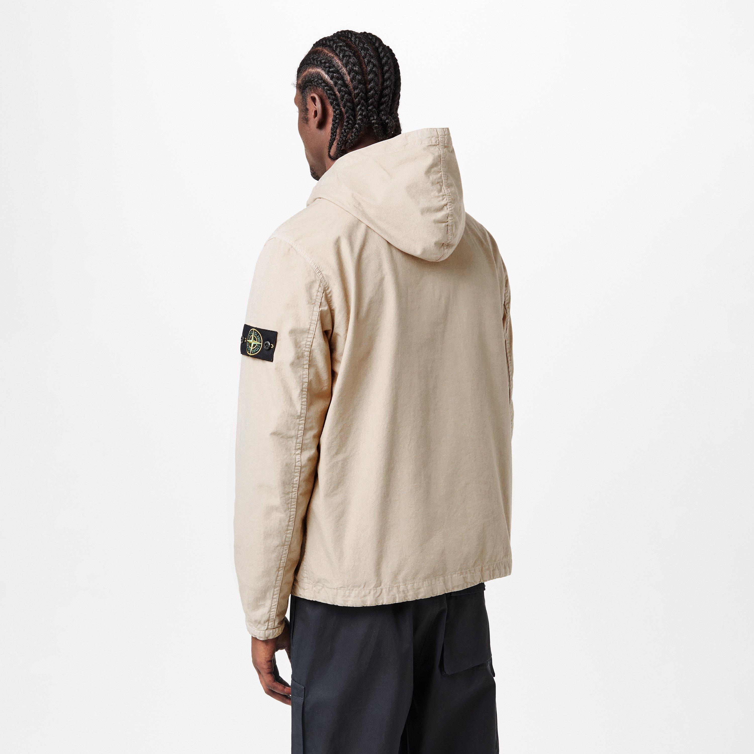 Deserto V009A - Stone Island - Men's Canvas Hooded Cotton Long Sleeve Parka - 4