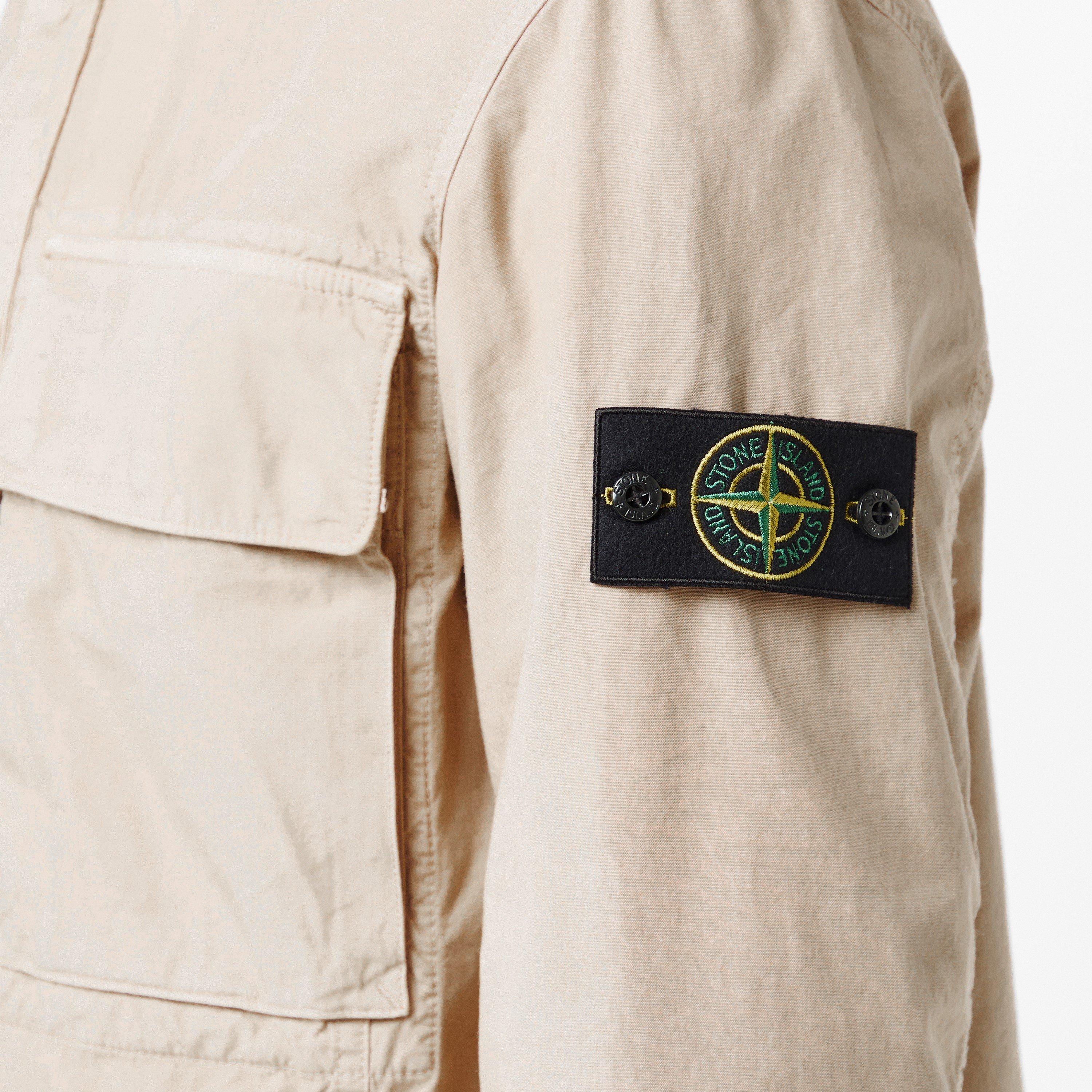 Deserto V009A - Stone Island - Men's Canvas Hooded Cotton Long Sleeve Parka - 5