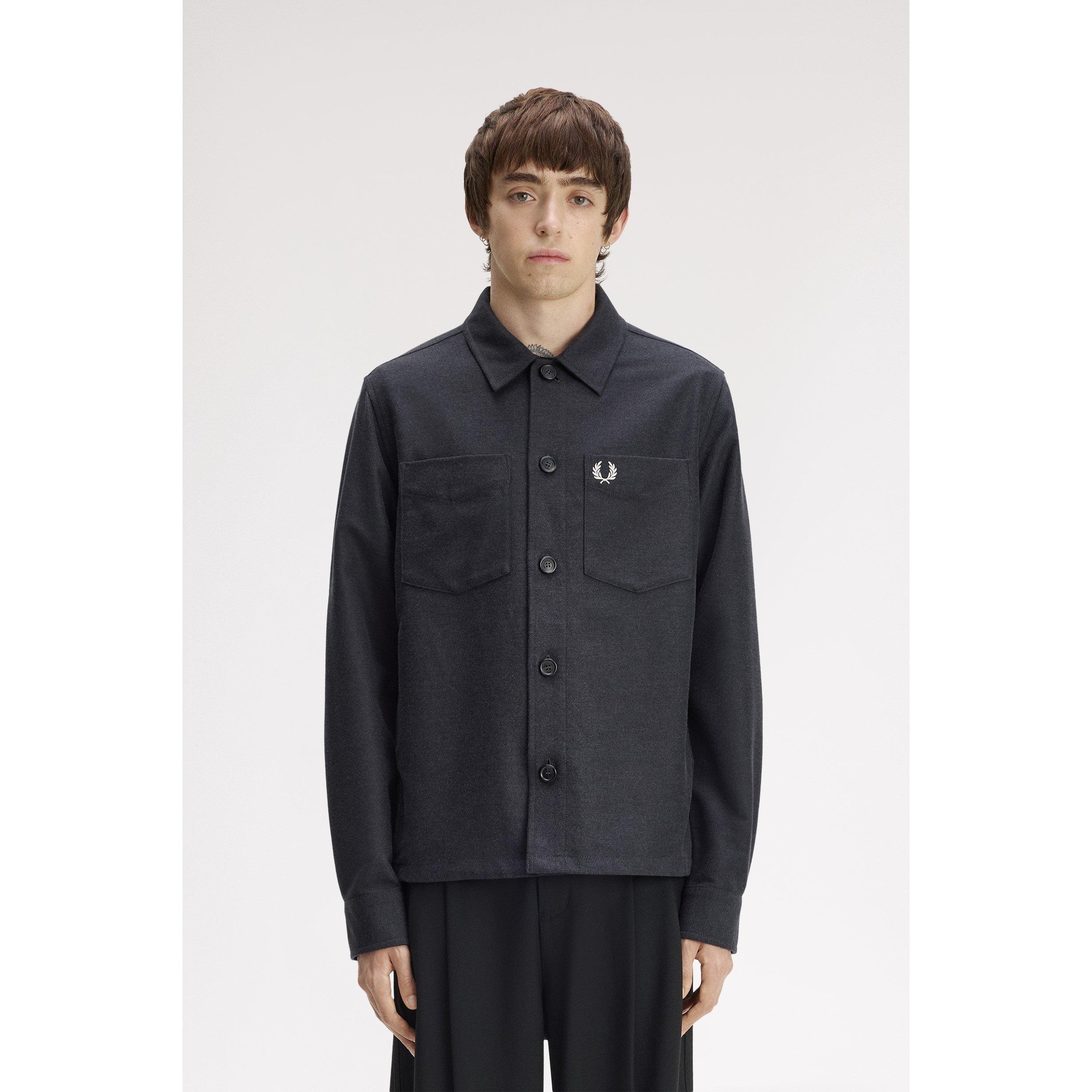 Charcoal 948 - Fred Perry - Fred Overshirt Sn64 - 3