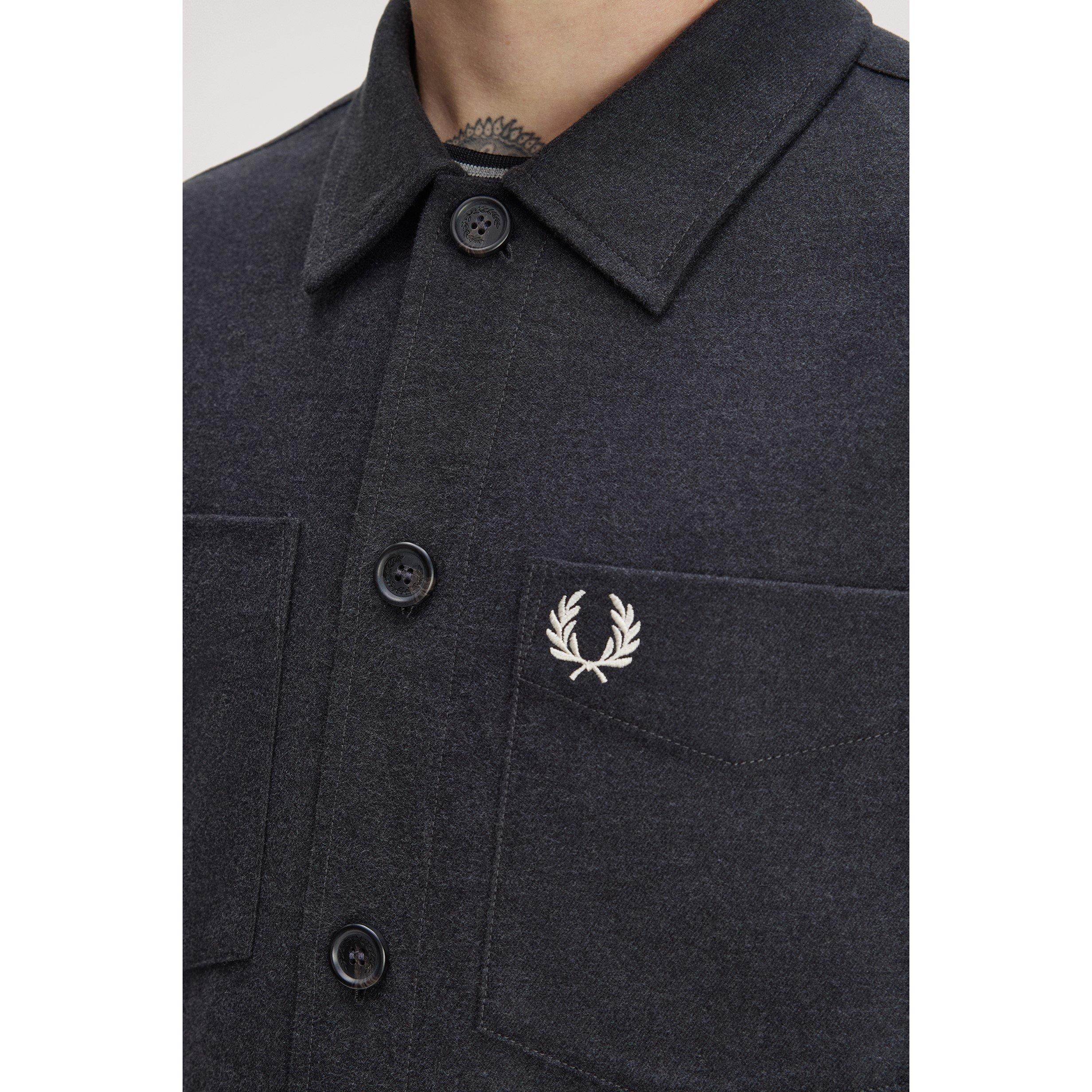 Charcoal 948 - Fred Perry - Fred Overshirt Sn64 - 5