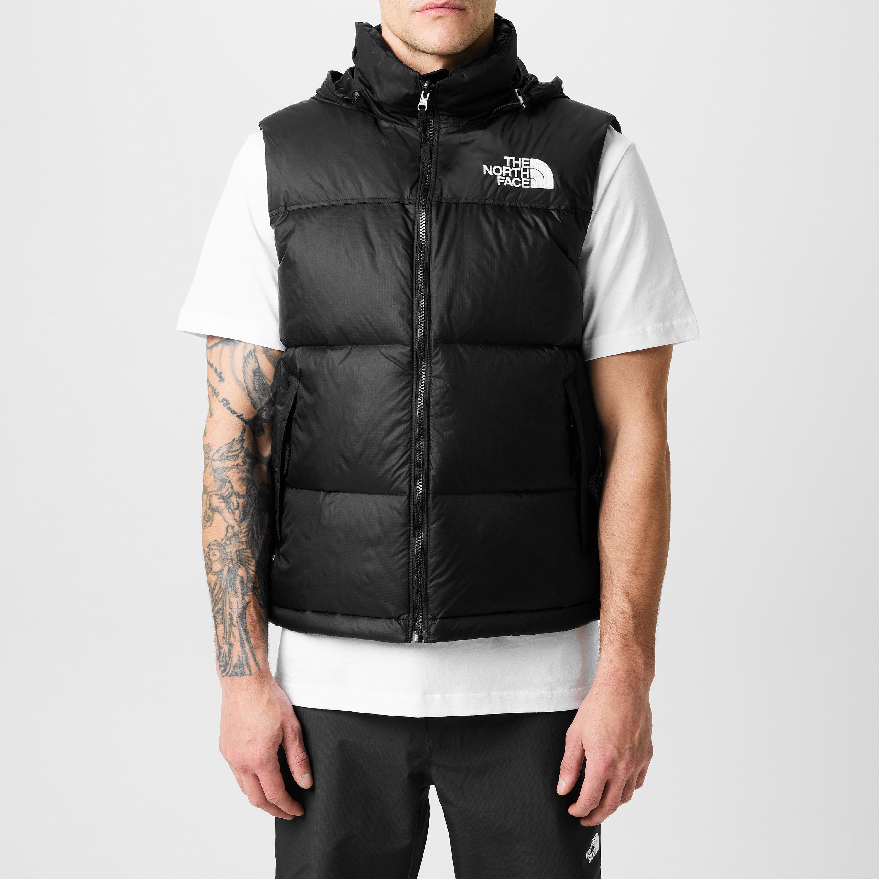 TNF Black - The North Face - Men's 1996 Retro Nuptse 700-Fill Down Water Resistant Recycled Gilet - 3