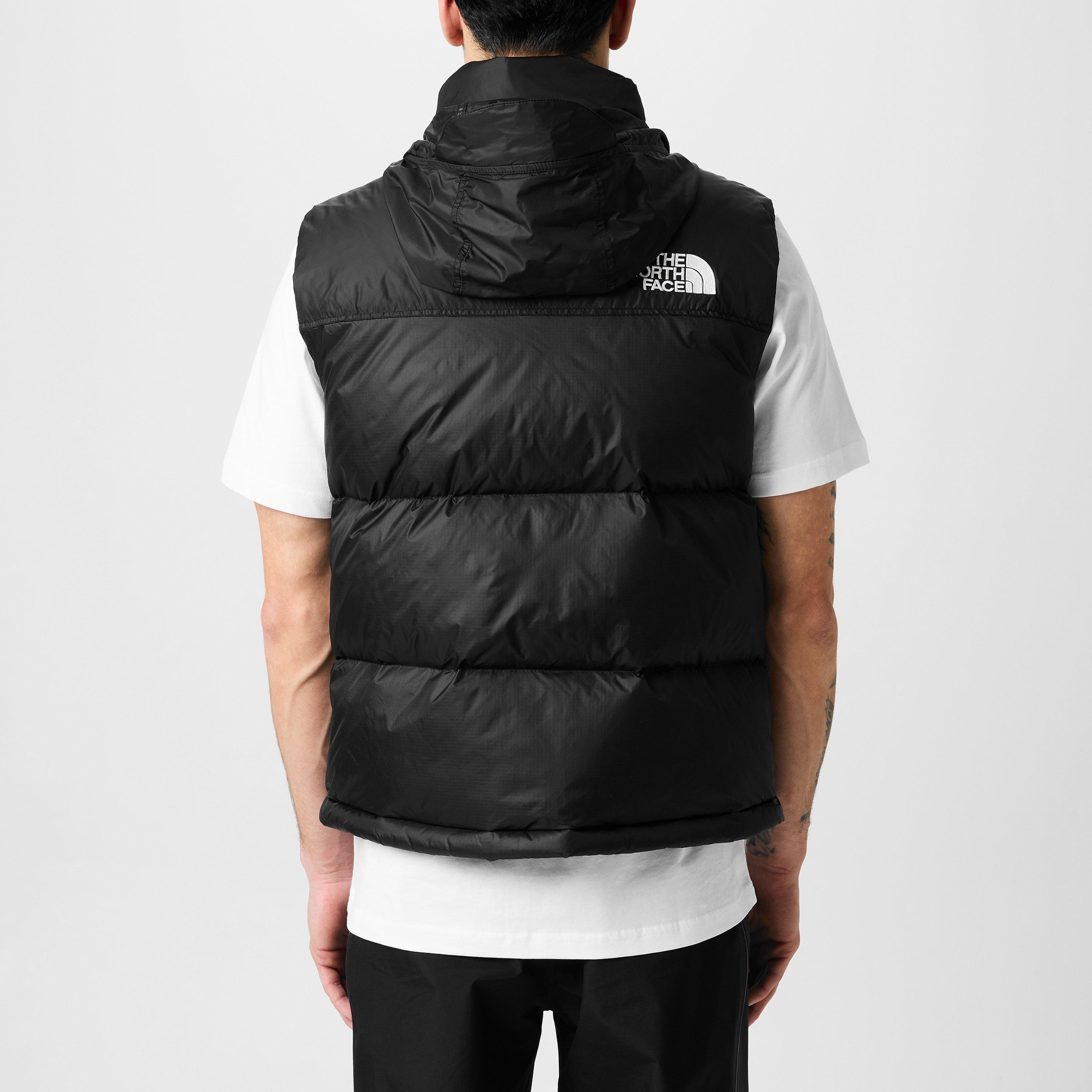TNF Black - The North Face - Men's 1996 Retro Nuptse 700-Fill Down Water Resistant Recycled Gilet - 4