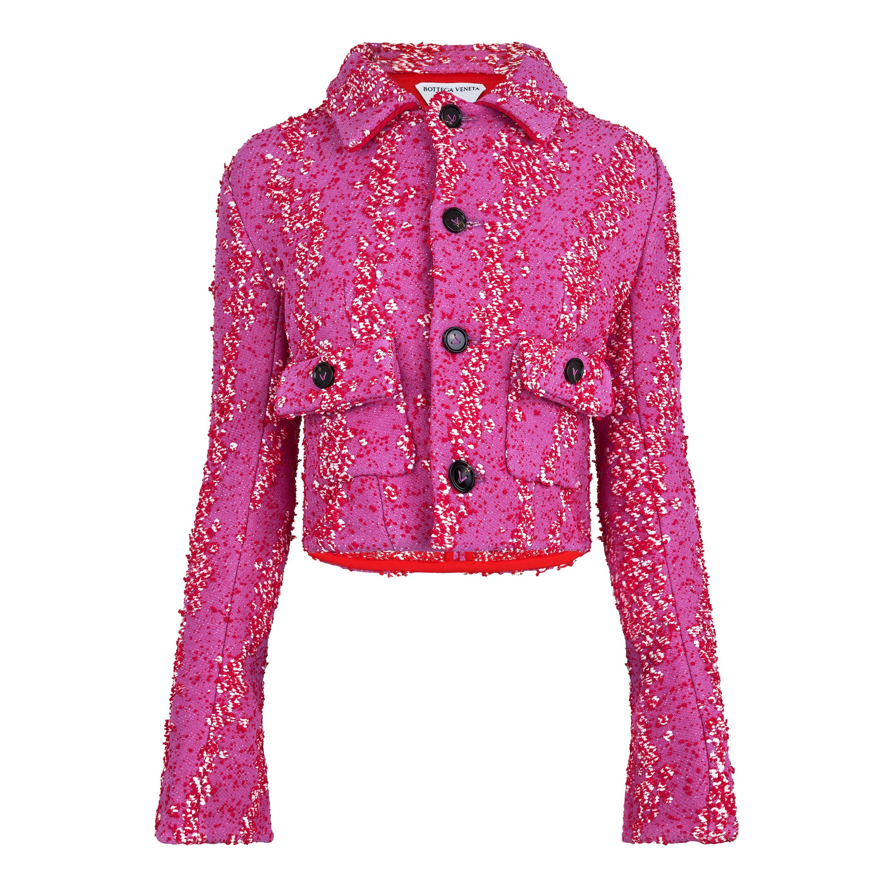 Bubble Gum - Bottega Veneta - Women's  Italian Quilted Jacket - 1