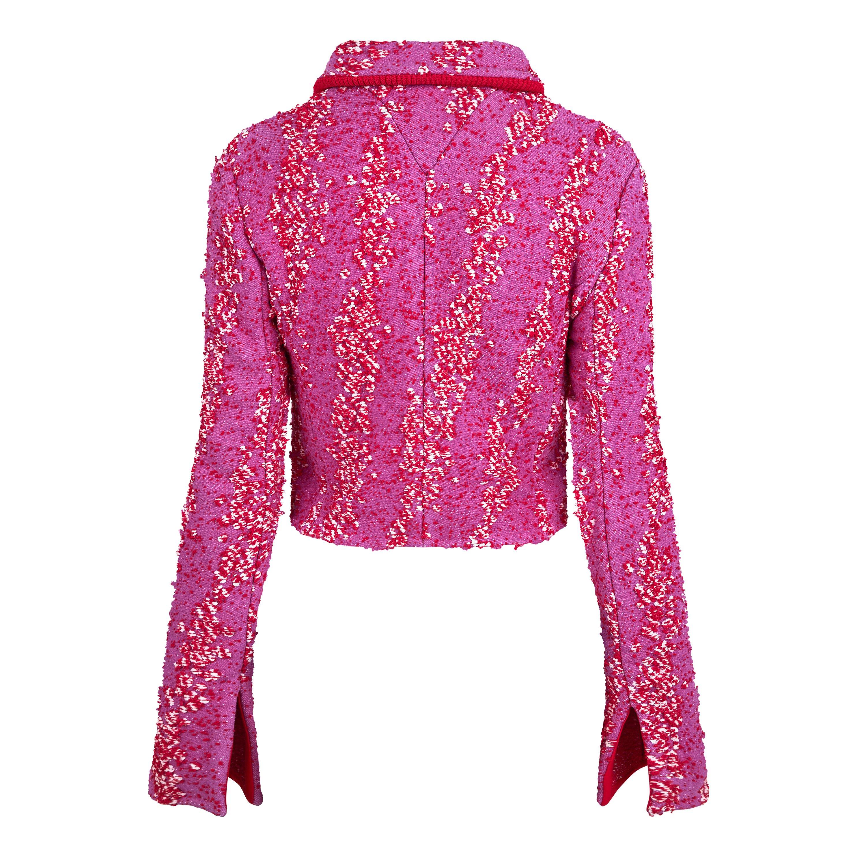 Bubble Gum - Bottega Veneta - Women's  Italian Quilted Jacket - 2