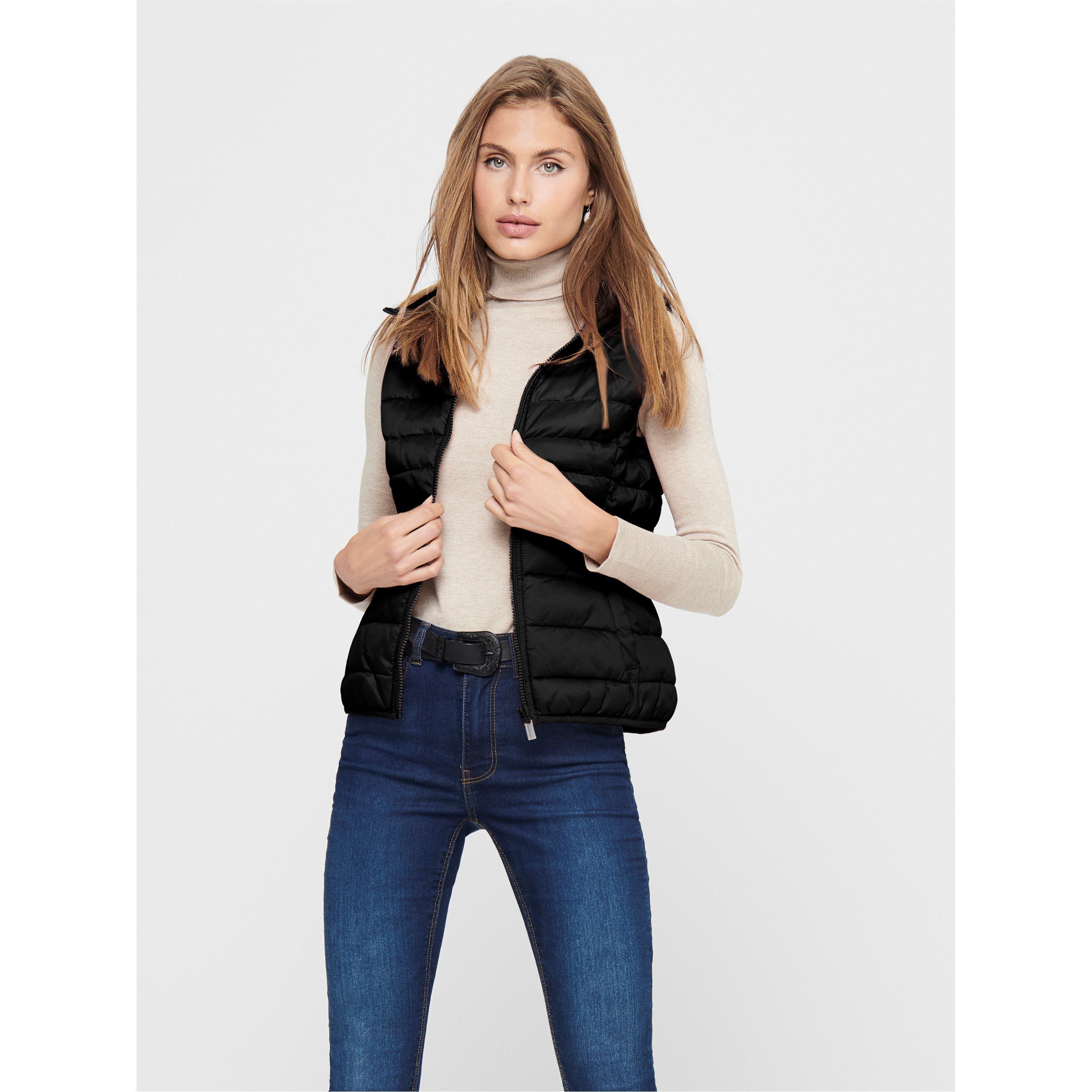 Only Women's Tahoe Padded Gilet - Black - M