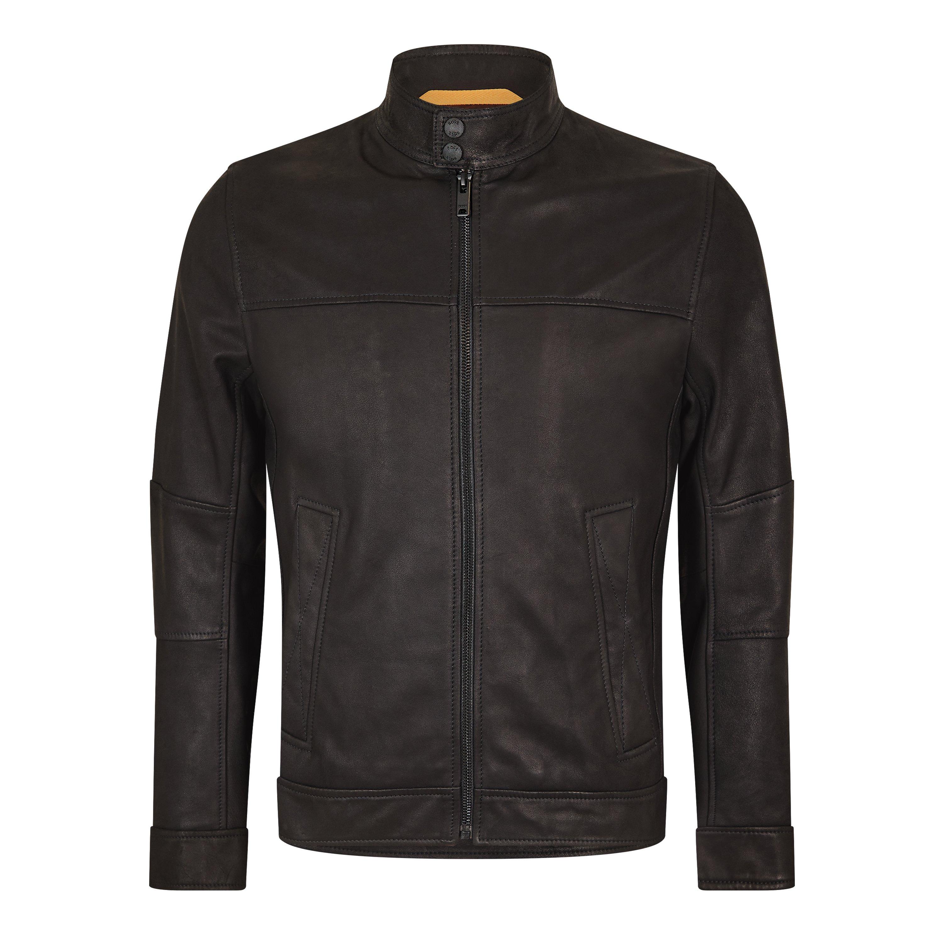 Boss Men's Josep11 Leather Jacket | Cruise Fashion