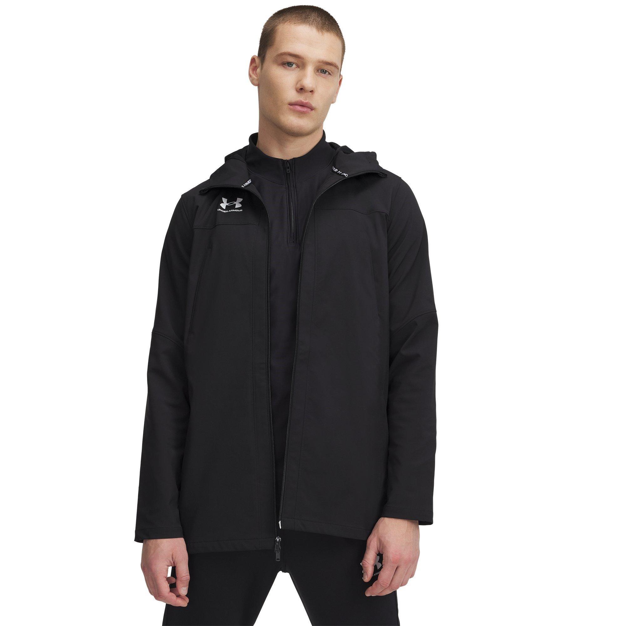 ZWART WIT - Under Armour - Men's Challenger Pro Water-Resistant Stretch Softshell Jacket - 1