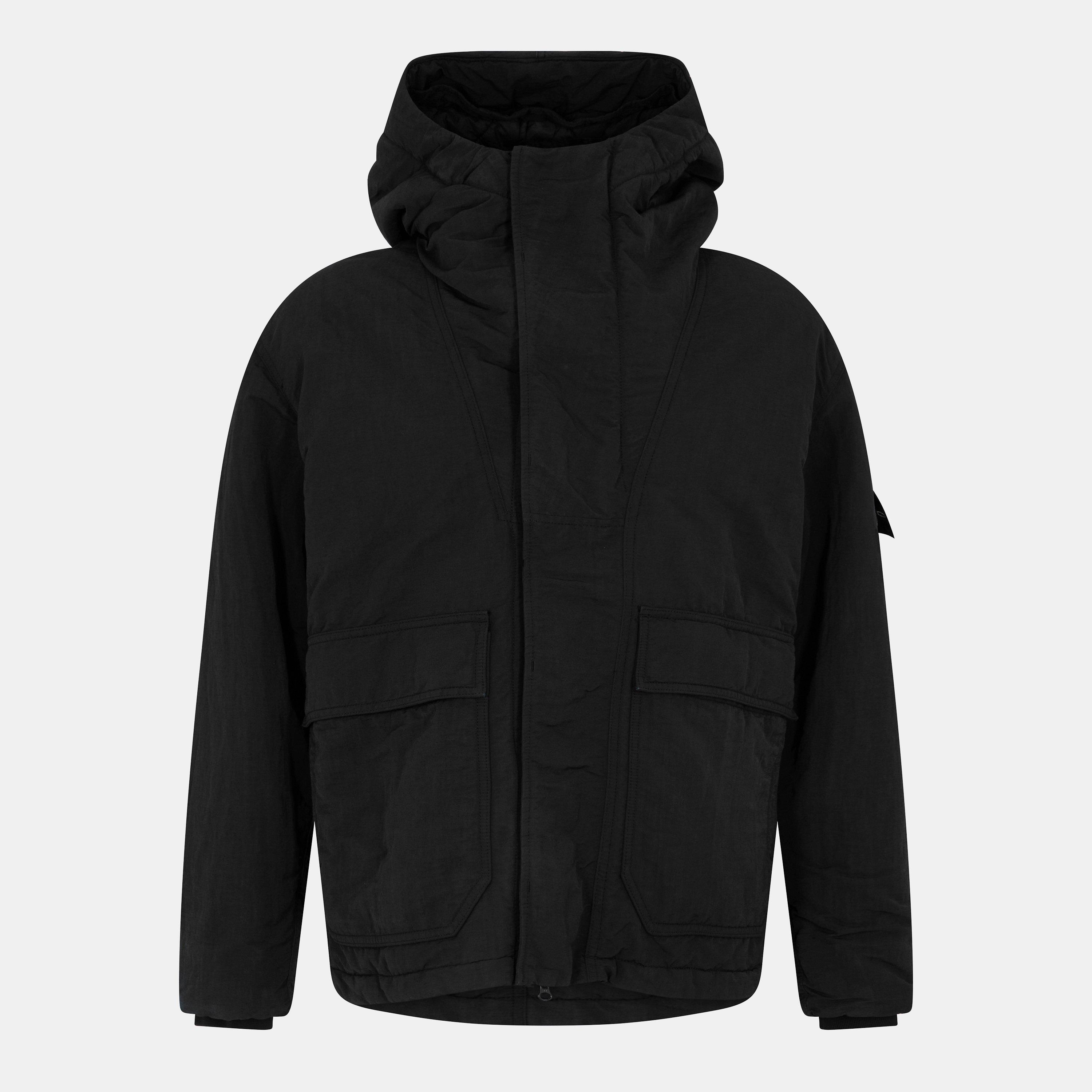 Nero V0029 - Stone Island - Men's  Technical Weather Protection Parka - 1