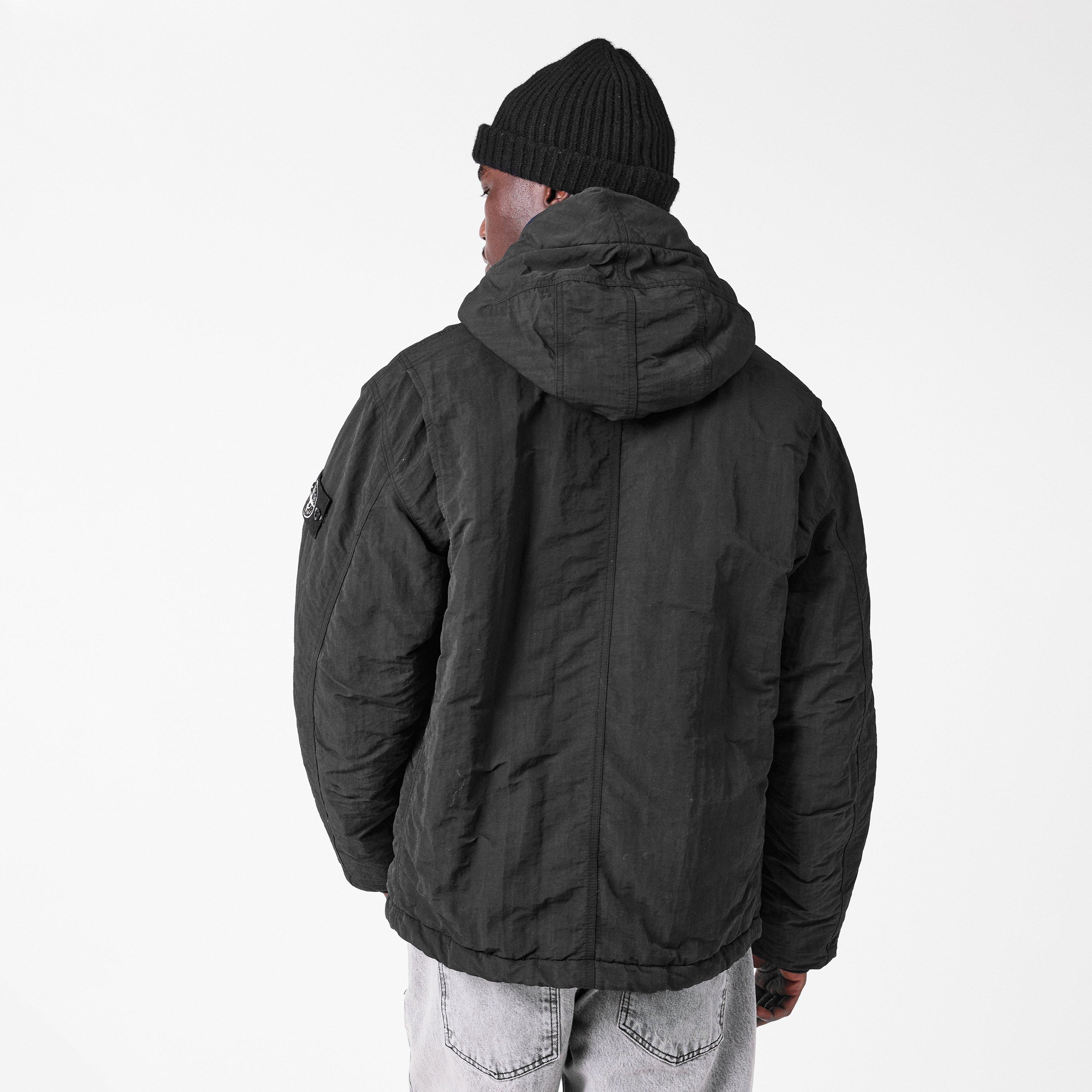 Nero V0029 - Stone Island - Men's  Technical Weather Protection Parka - 4