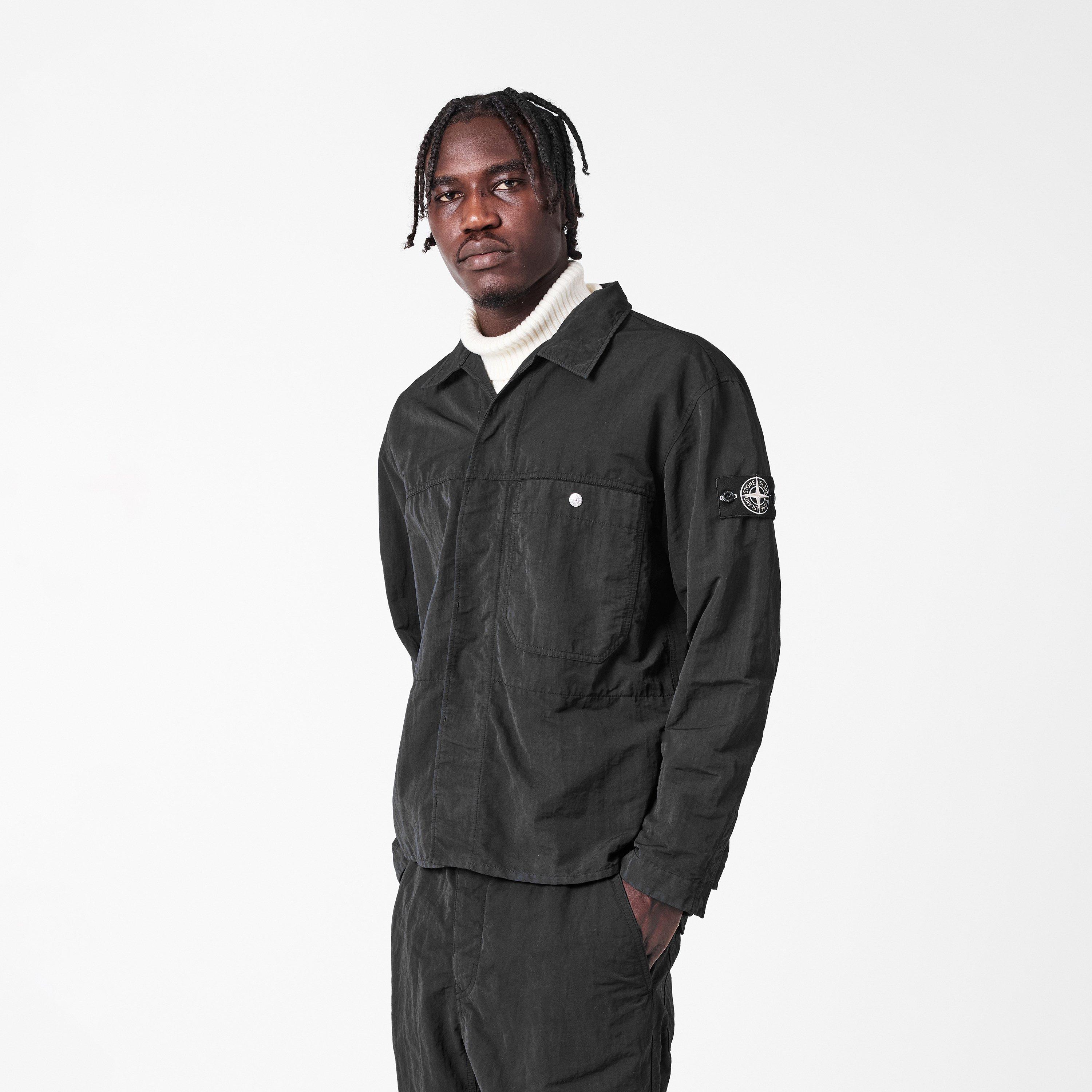 Nero V0029 - Stone Island - Men's JC Technical Overshirt - 3