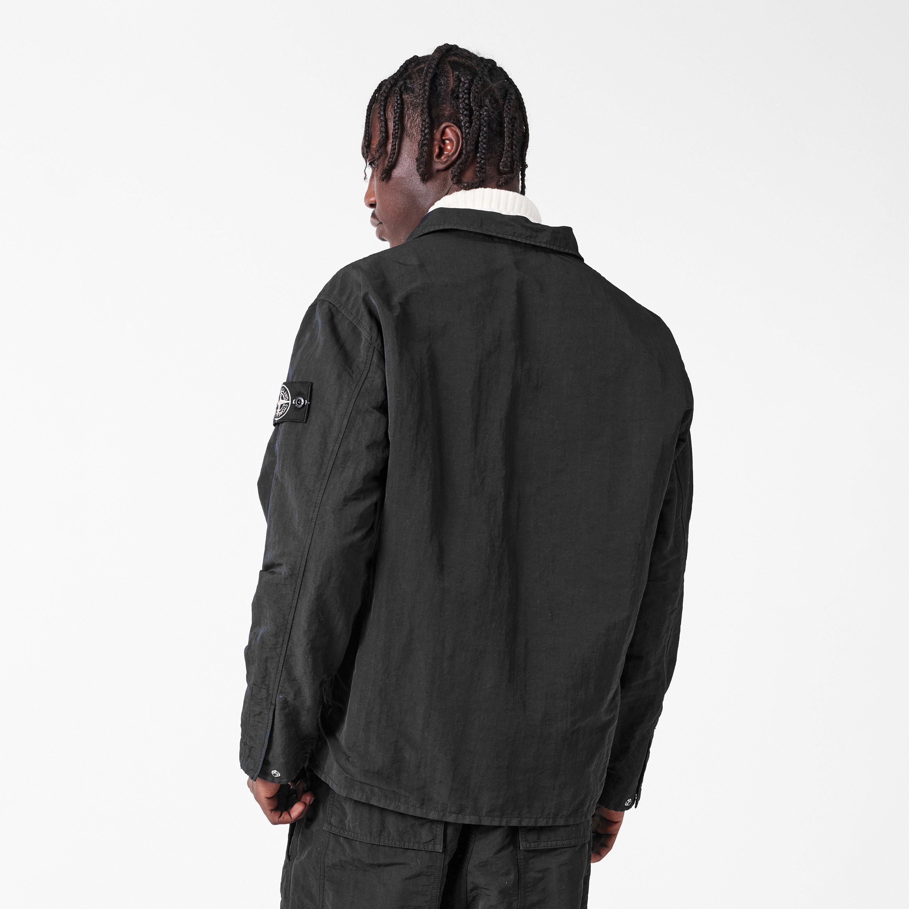 Nero V0029 - Stone Island - Men's JC Technical Overshirt - 4